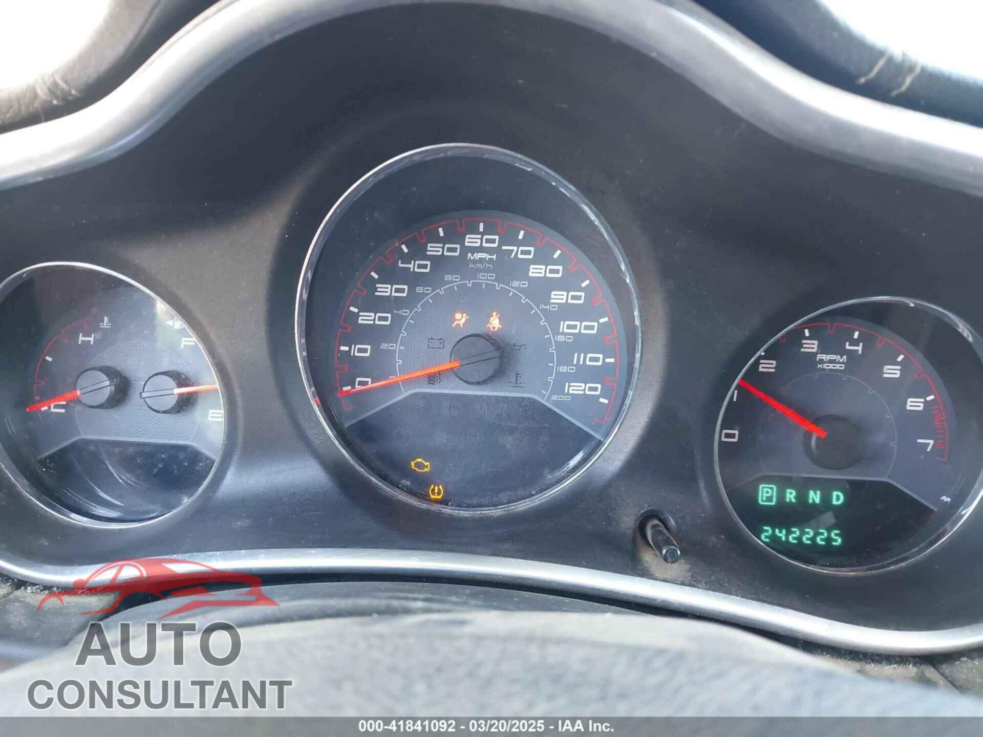 DODGE AVENGER 2012 - 1C3CDZABXCN109552