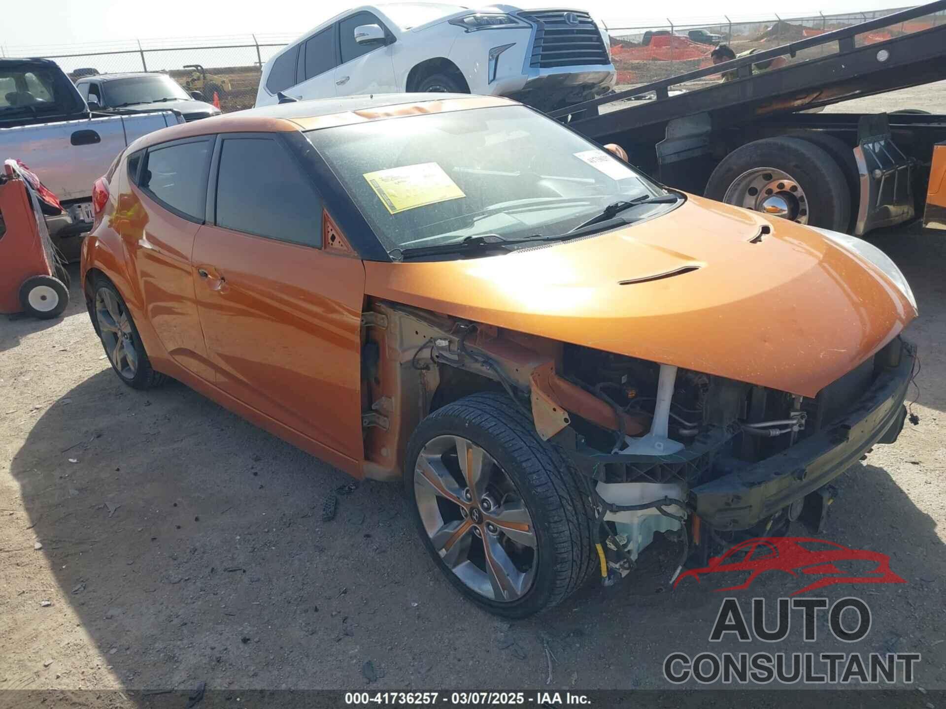 HYUNDAI VELOSTER 2015 - KMHTC6AD0FU233981