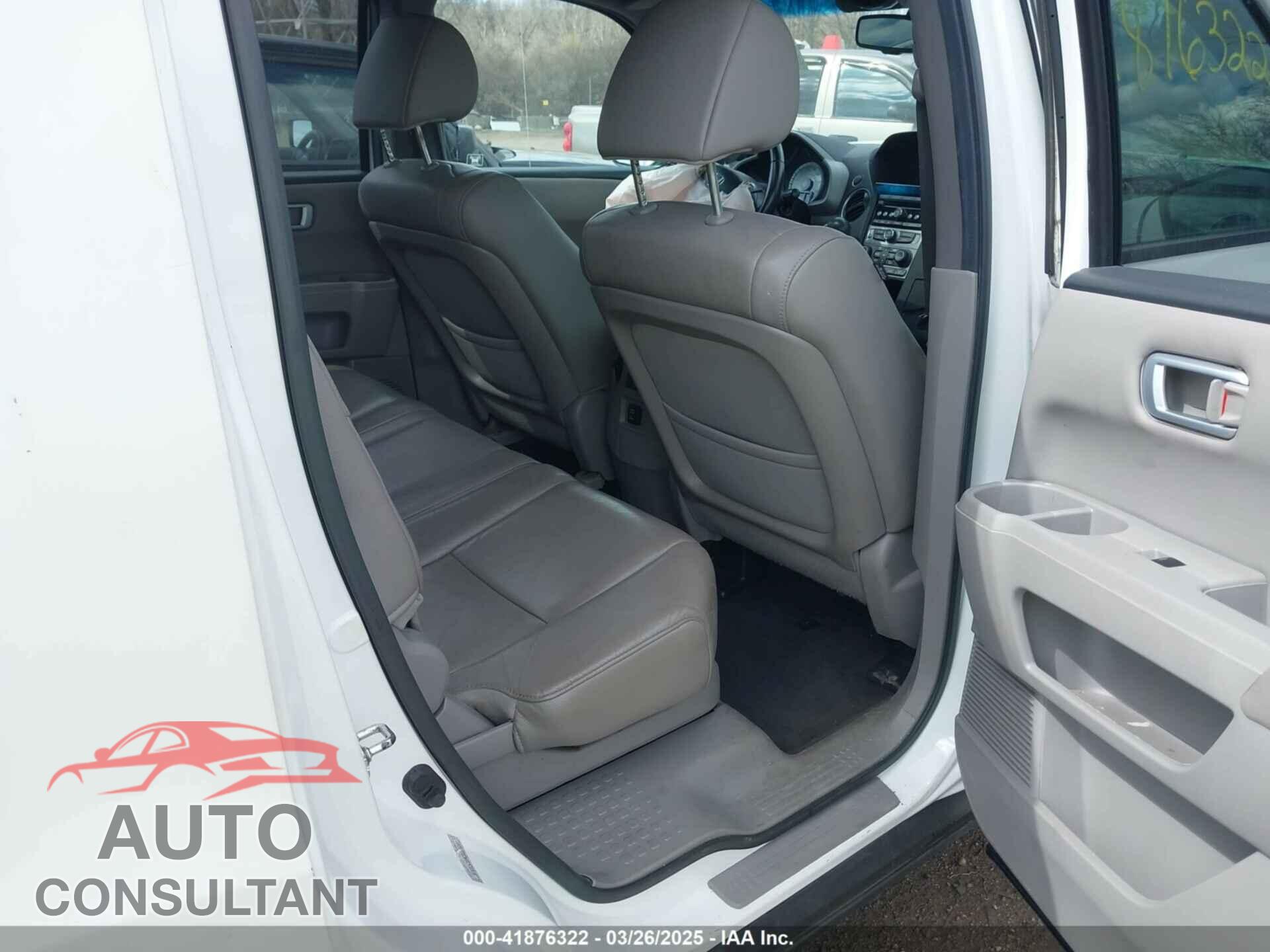 HONDA PILOT 2012 - 5FNYF4H54CB057249