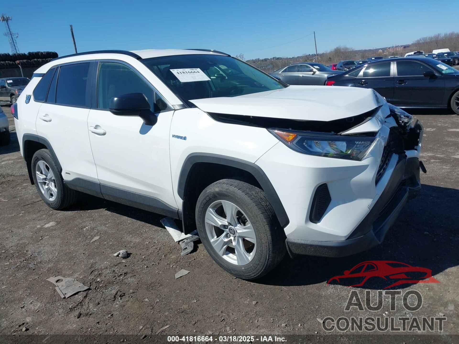 TOYOTA RAV4 HYBRID 2021 - JTMLWRFV5MD127683