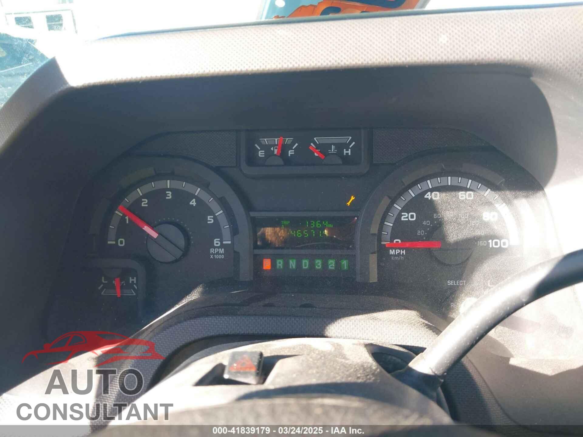 FORD E-450 CUTAWAY 2012 - 1FDXE4FL4CDA39501