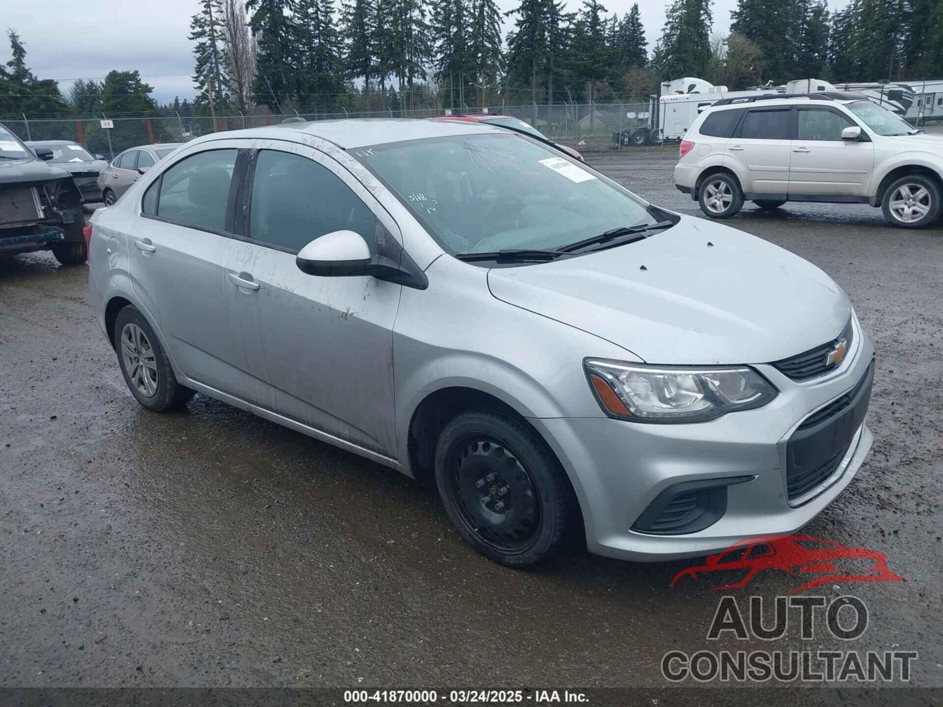 CHEVROLET SONIC 2017 - 1G1JA5SG2H4153923