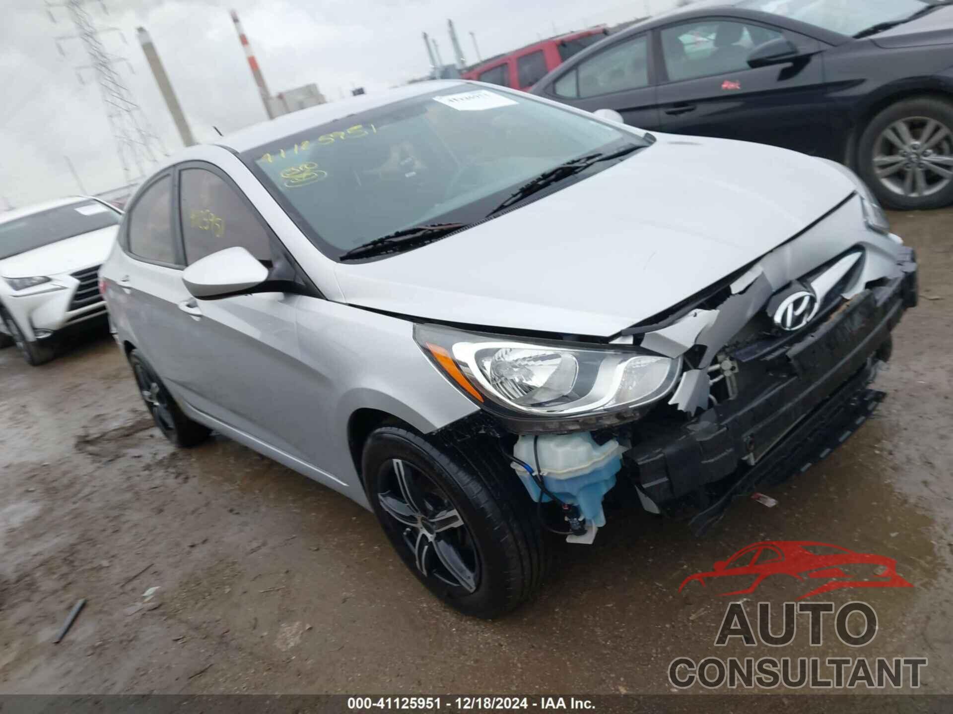 HYUNDAI ACCENT 2012 - KMHCT4AE6CU243262