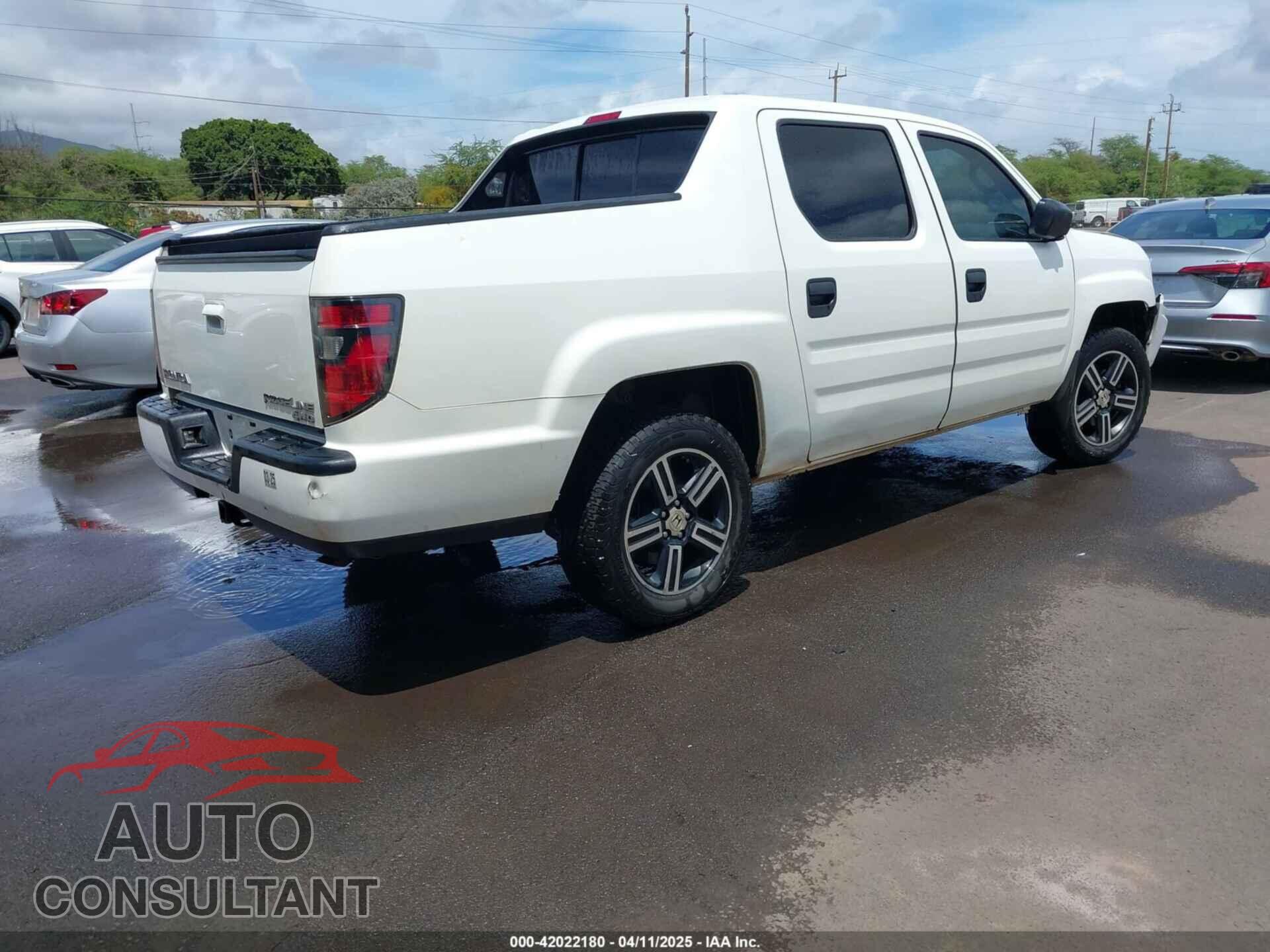 HONDA RIDGELINE 2013 - 5FPYK1F77DB017657