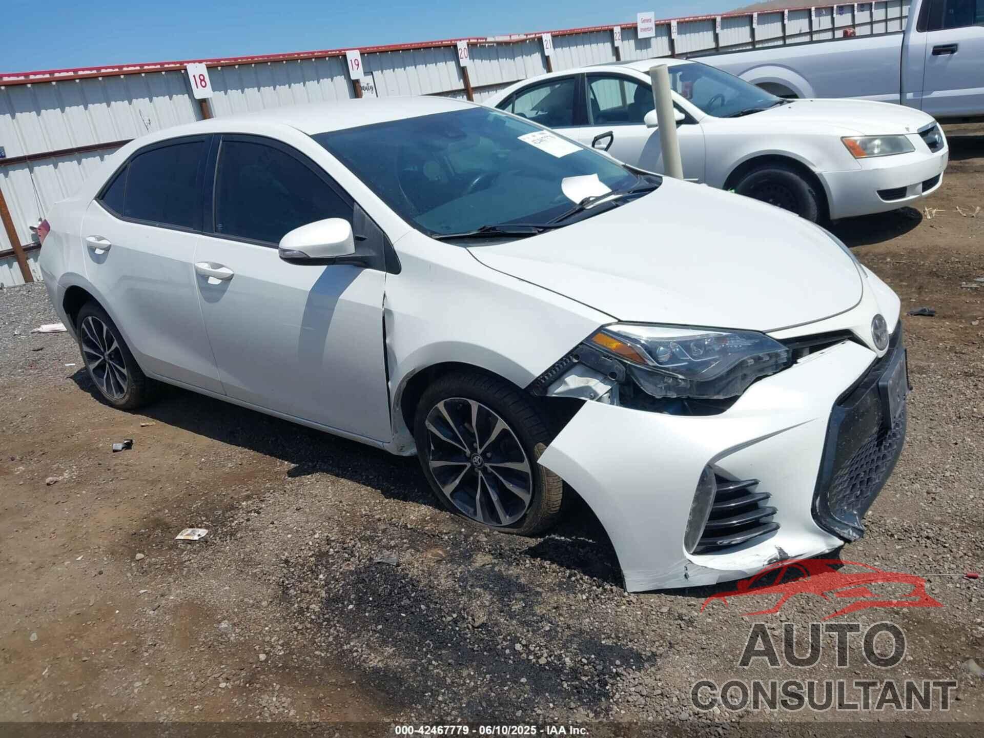 TOYOTA COROLLA 2017 - 5YFBURHE1HP584735