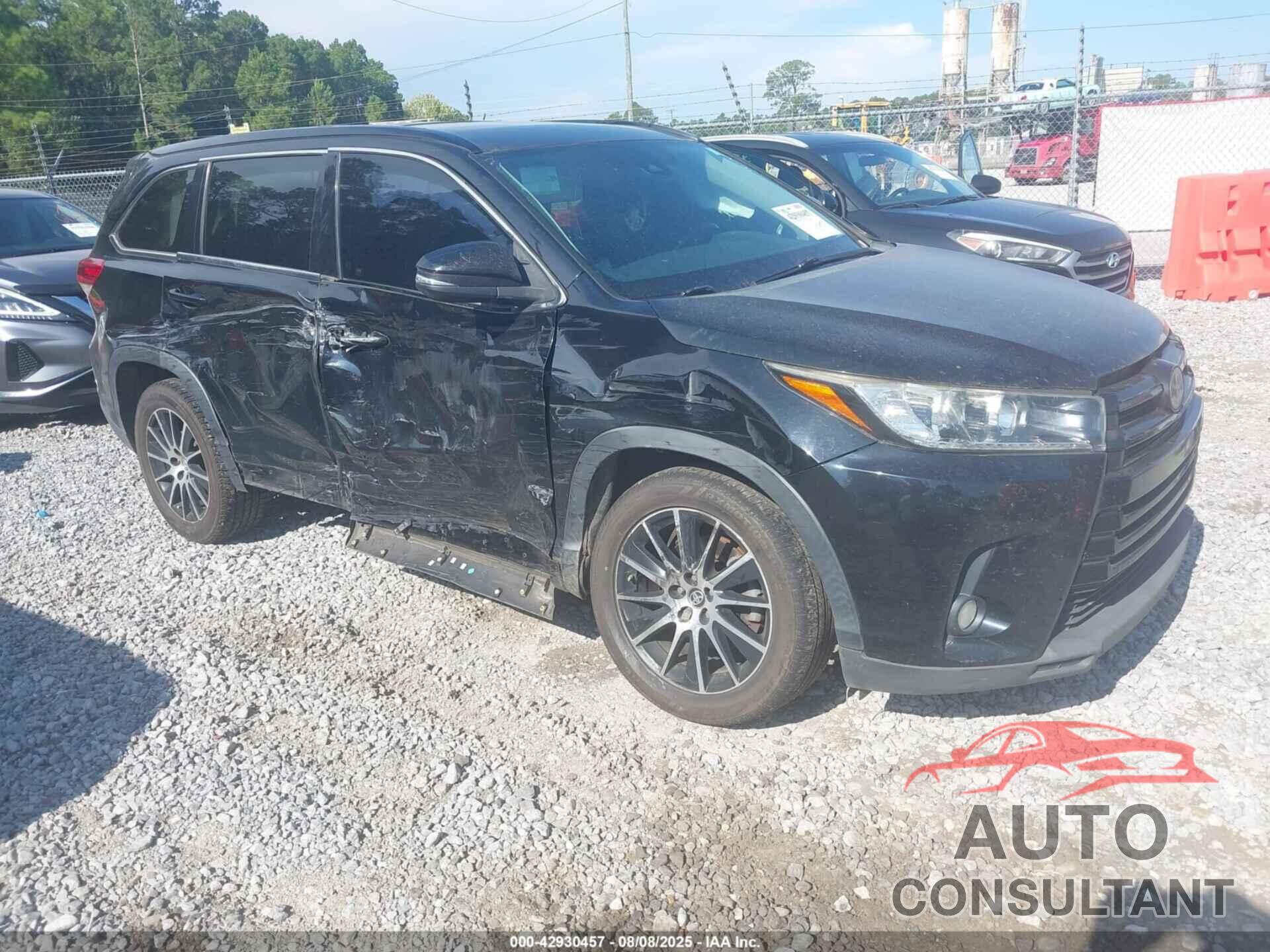 TOYOTA HIGHLANDER 2017 - 5TDKZRFHXHS520893