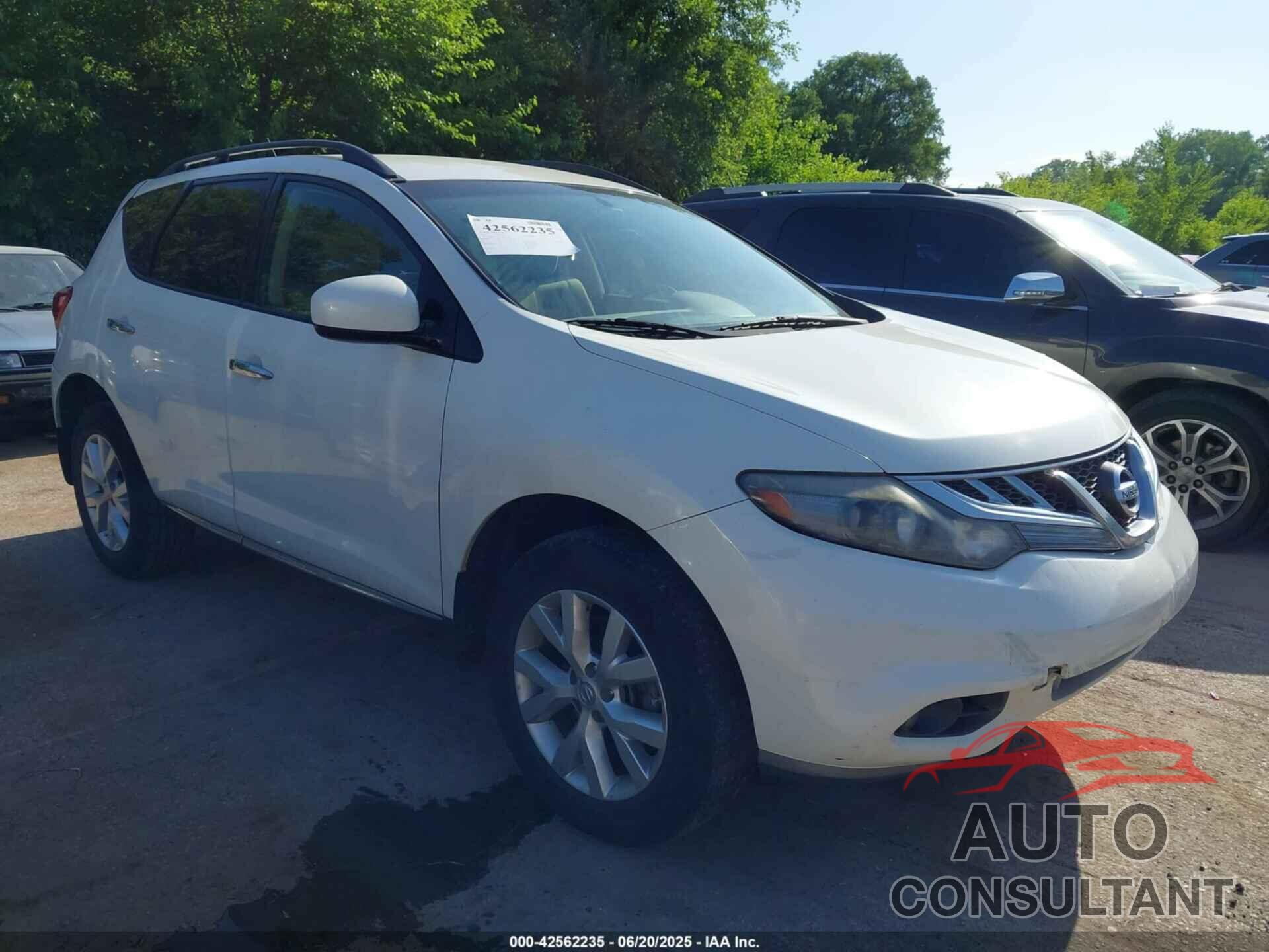 NISSAN MURANO 2013 - JN8AZ1MU4DW212503