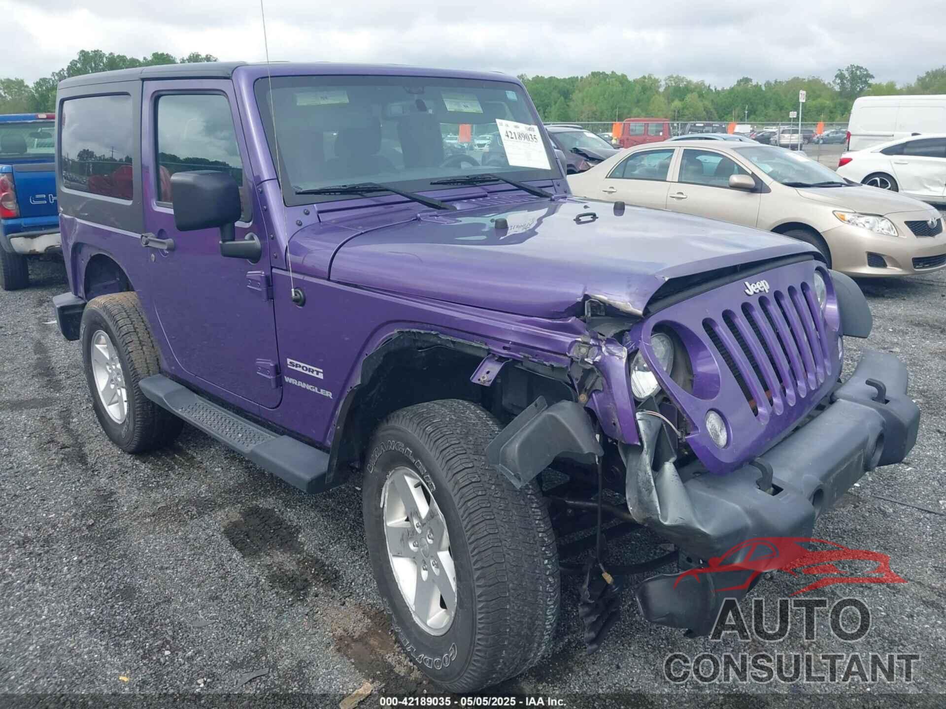 JEEP WRANGLER 2017 - 1C4AJWAG1HL633794