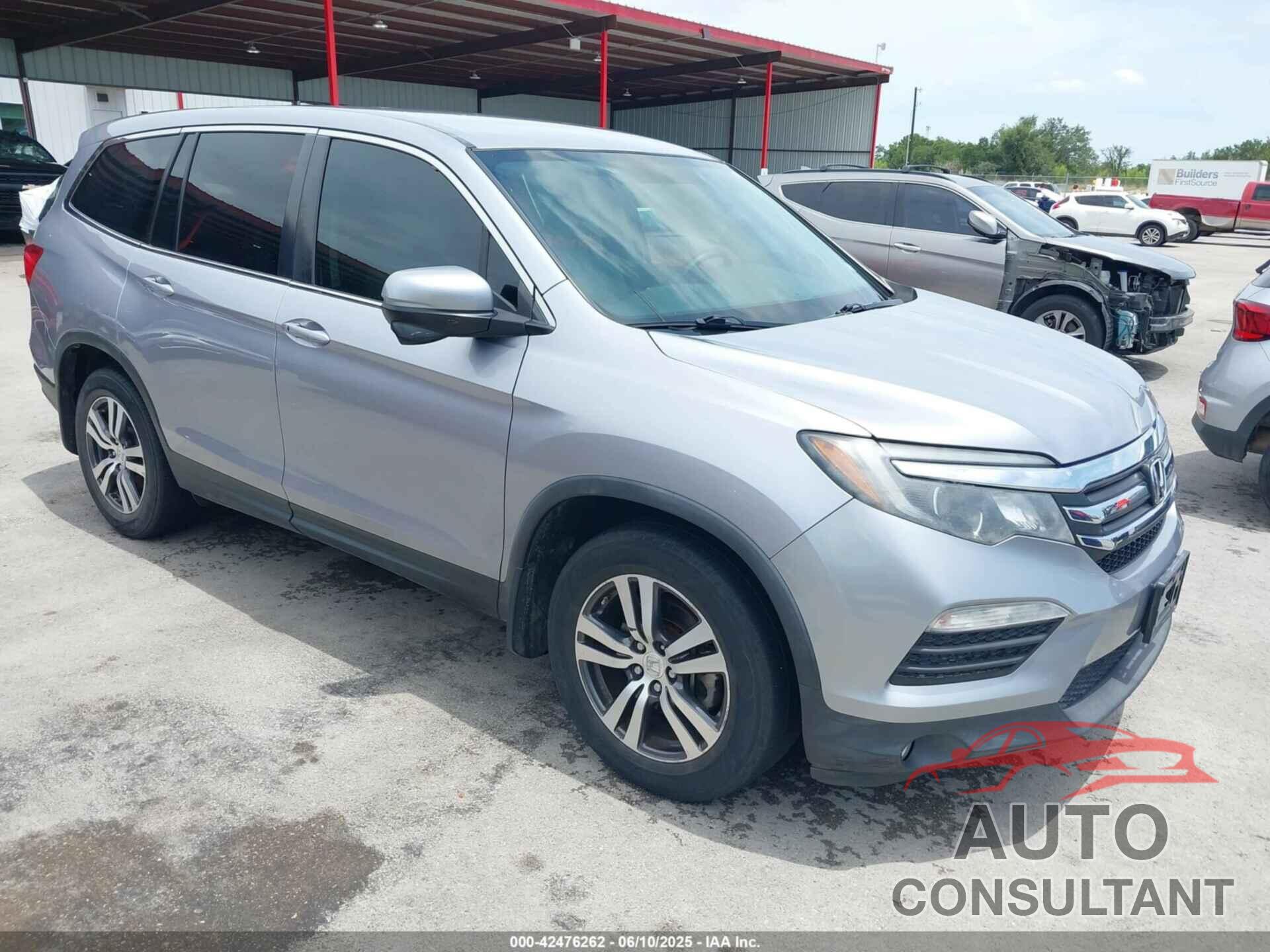 HONDA PILOT 2017 - 5FNYF5H39HB043889