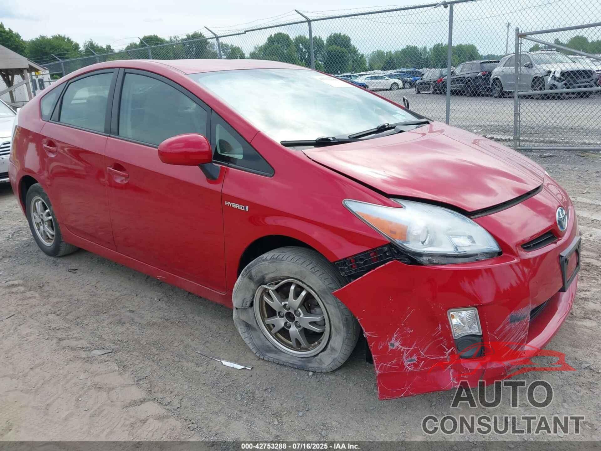 TOYOTA PRIUS 2011 - JTDKN3DUXB1378221