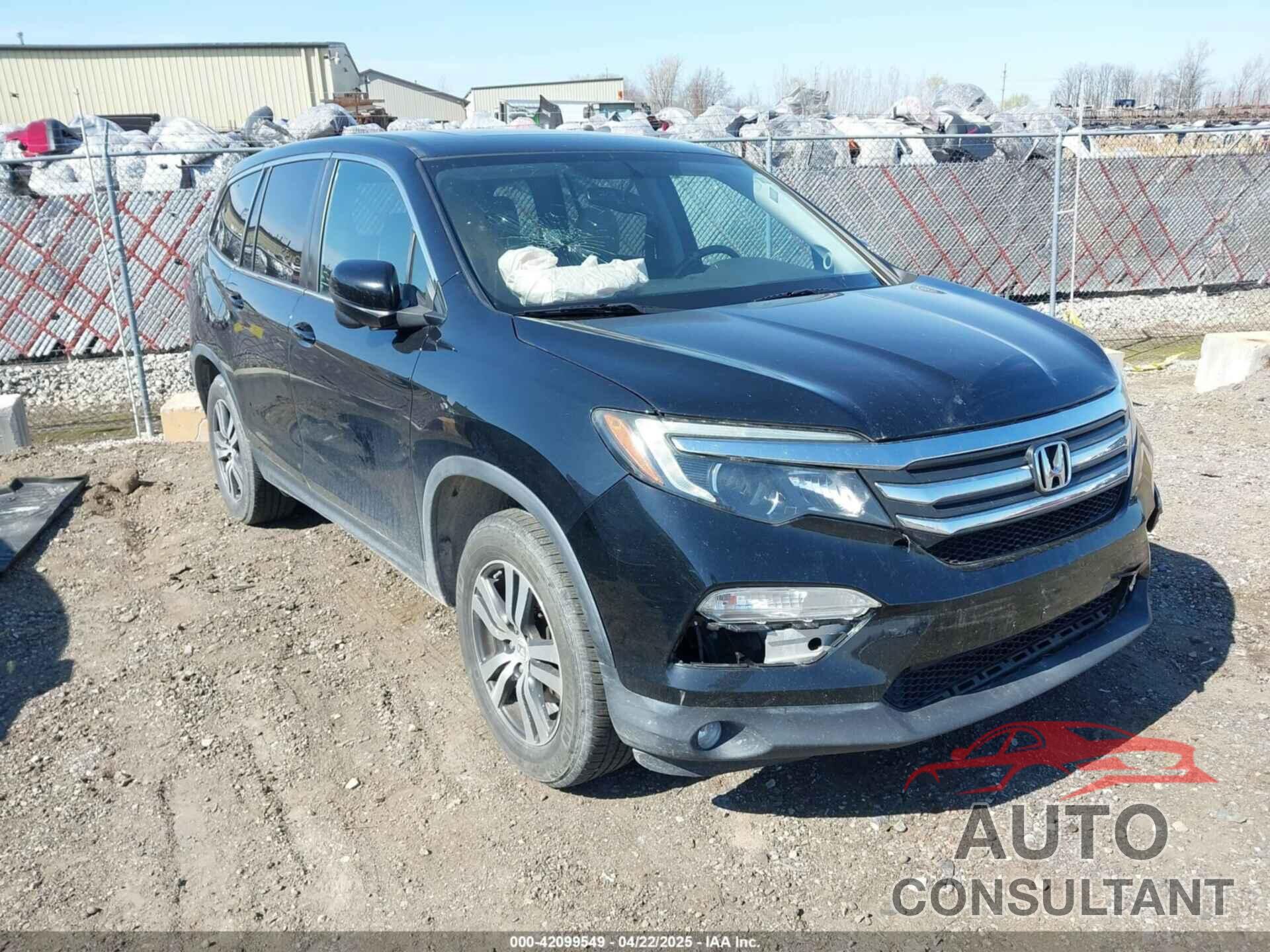 HONDA PILOT 2016 - 5FNYF6H54GB106872
