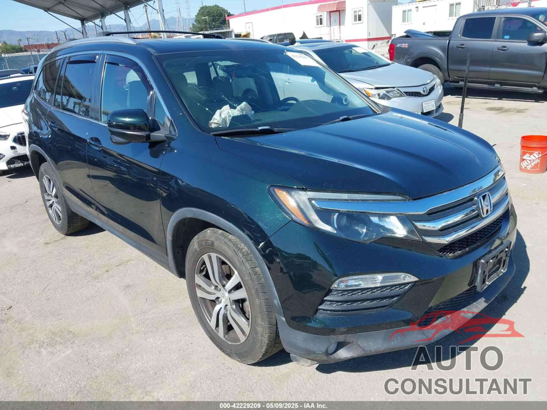 HONDA PILOT 2016 - 5FNYF5H71GB059215