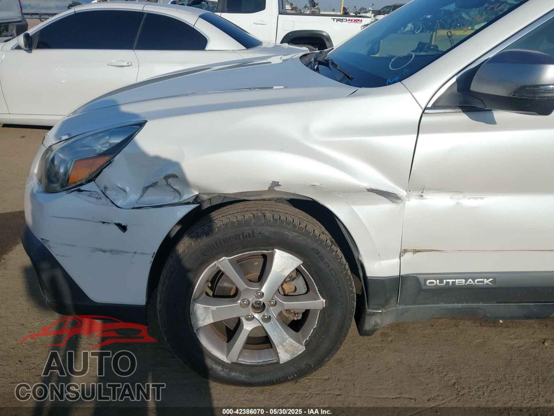SUBARU OUTBACK 2013 - 4S4BRDSC1D2294074
