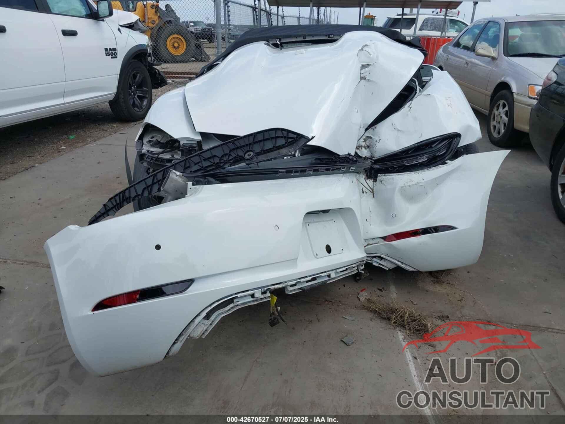 PORSCHE 718 SPYDER 2021 - WP0CC2A89MS240128