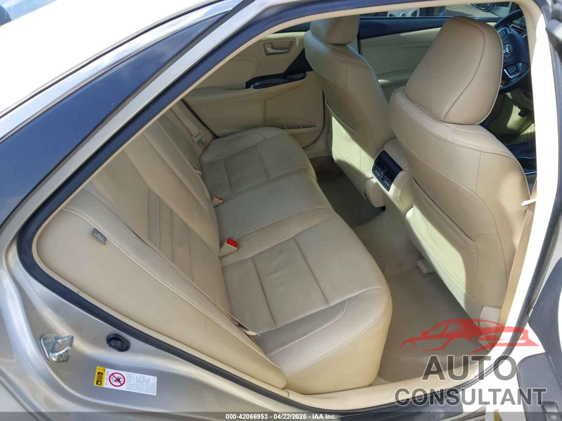 TOYOTA CAMRY 2016 - 4T1BK1FK5GU572469