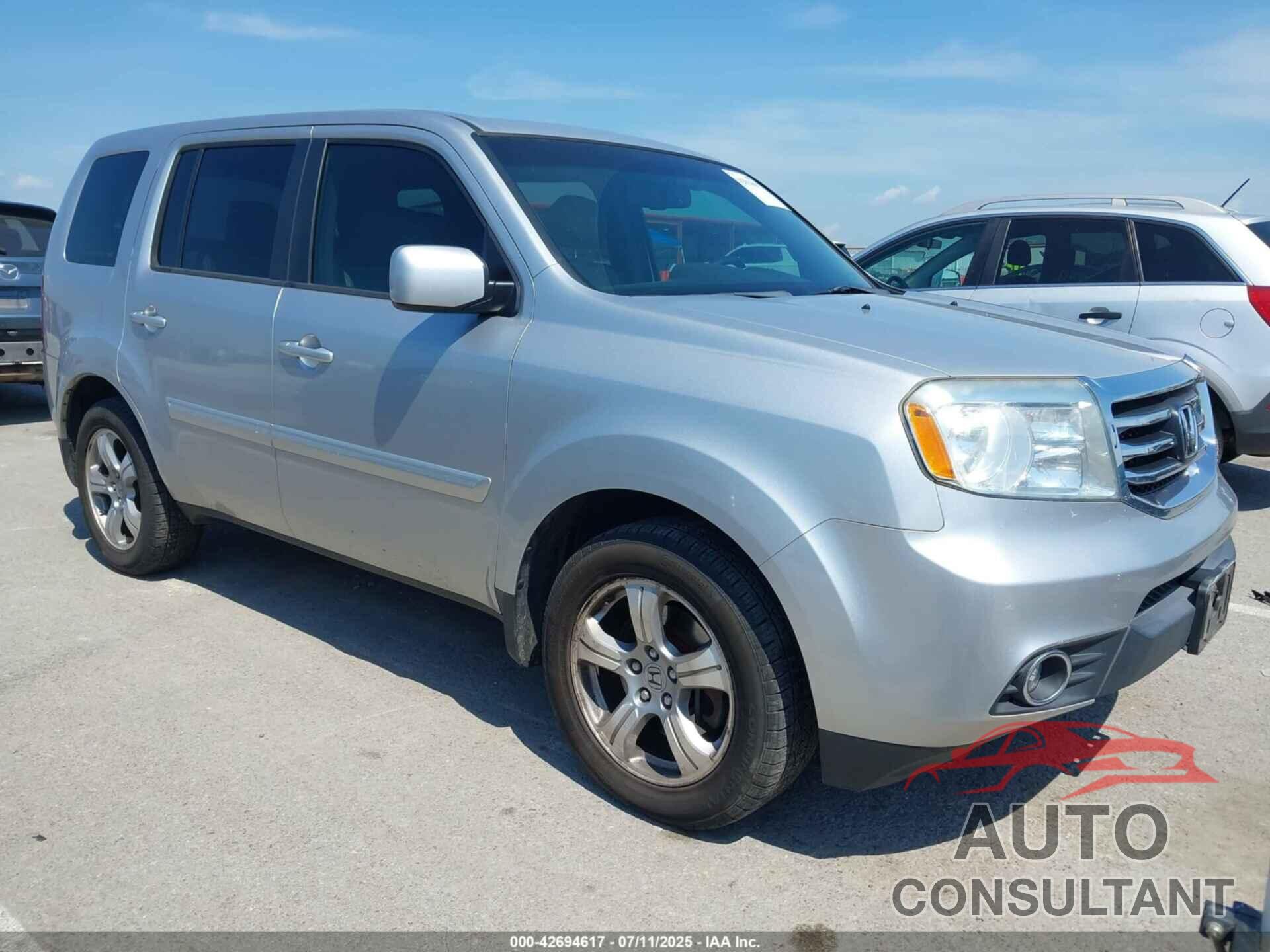 HONDA PILOT 2012 - 5FNYF4H55CB057986