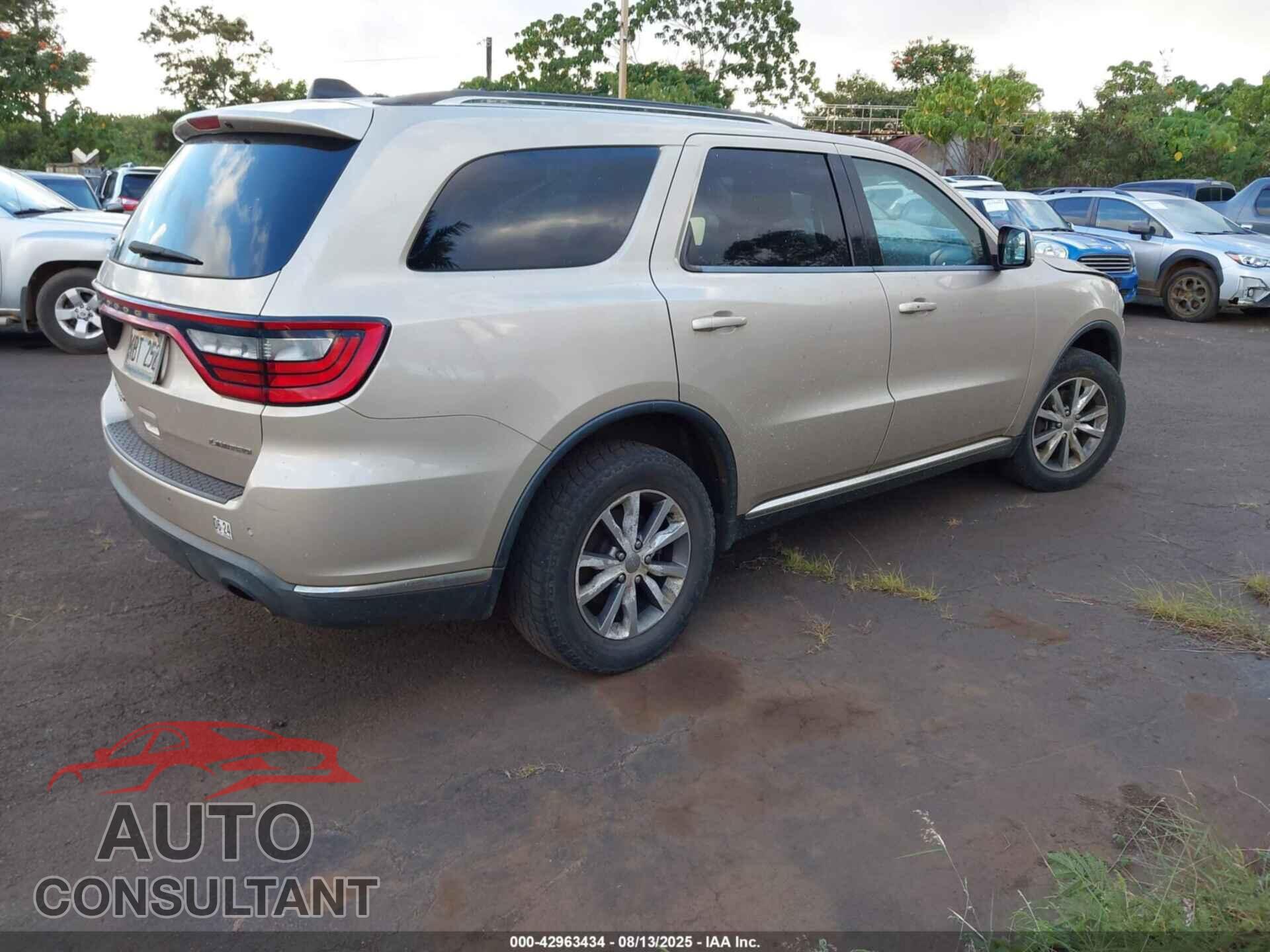 DODGE DURANGO 2014 - 1C4RDJDG4EC599810