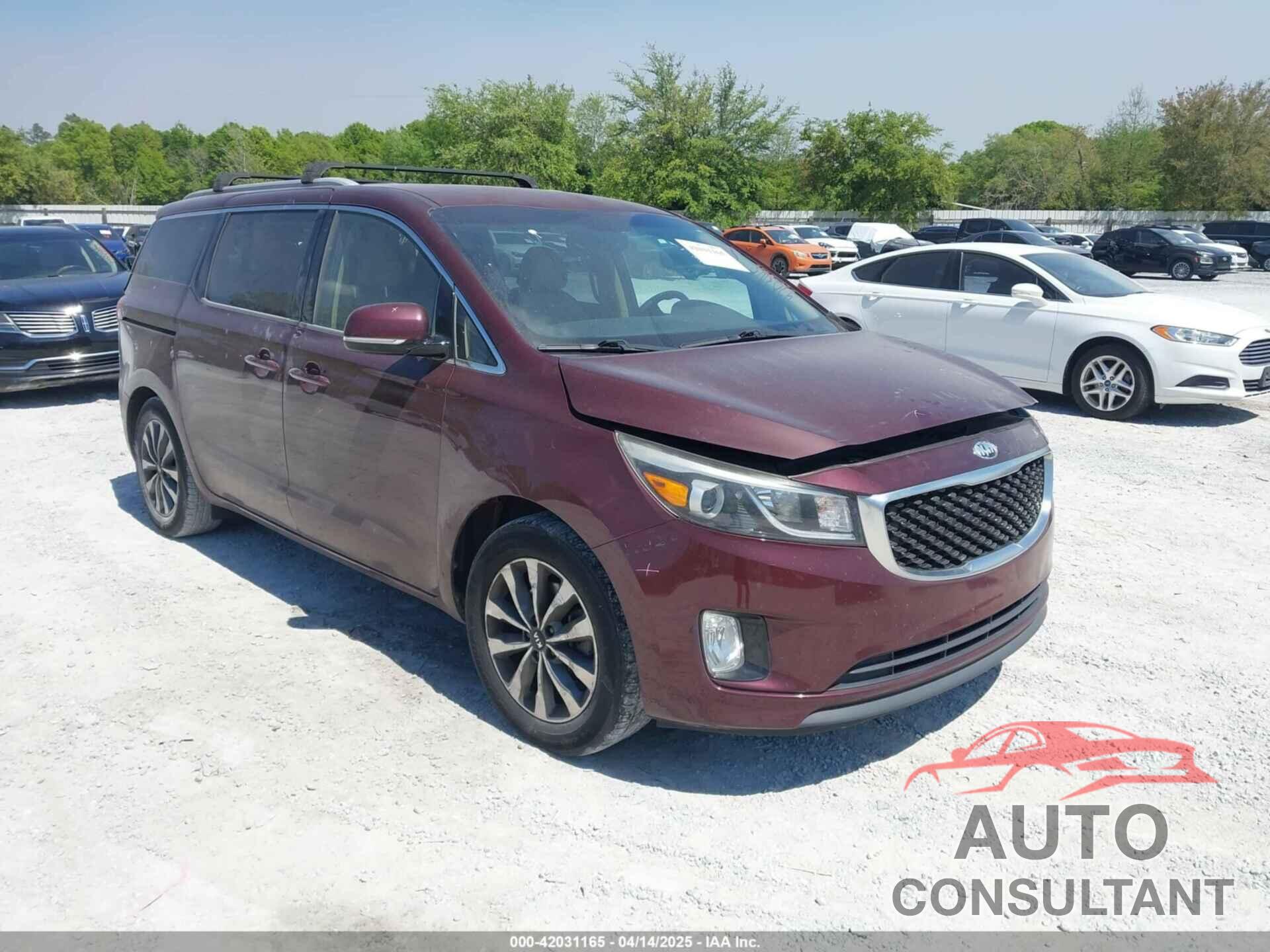 KIA SEDONA 2015 - KNDMC5C19F6018139