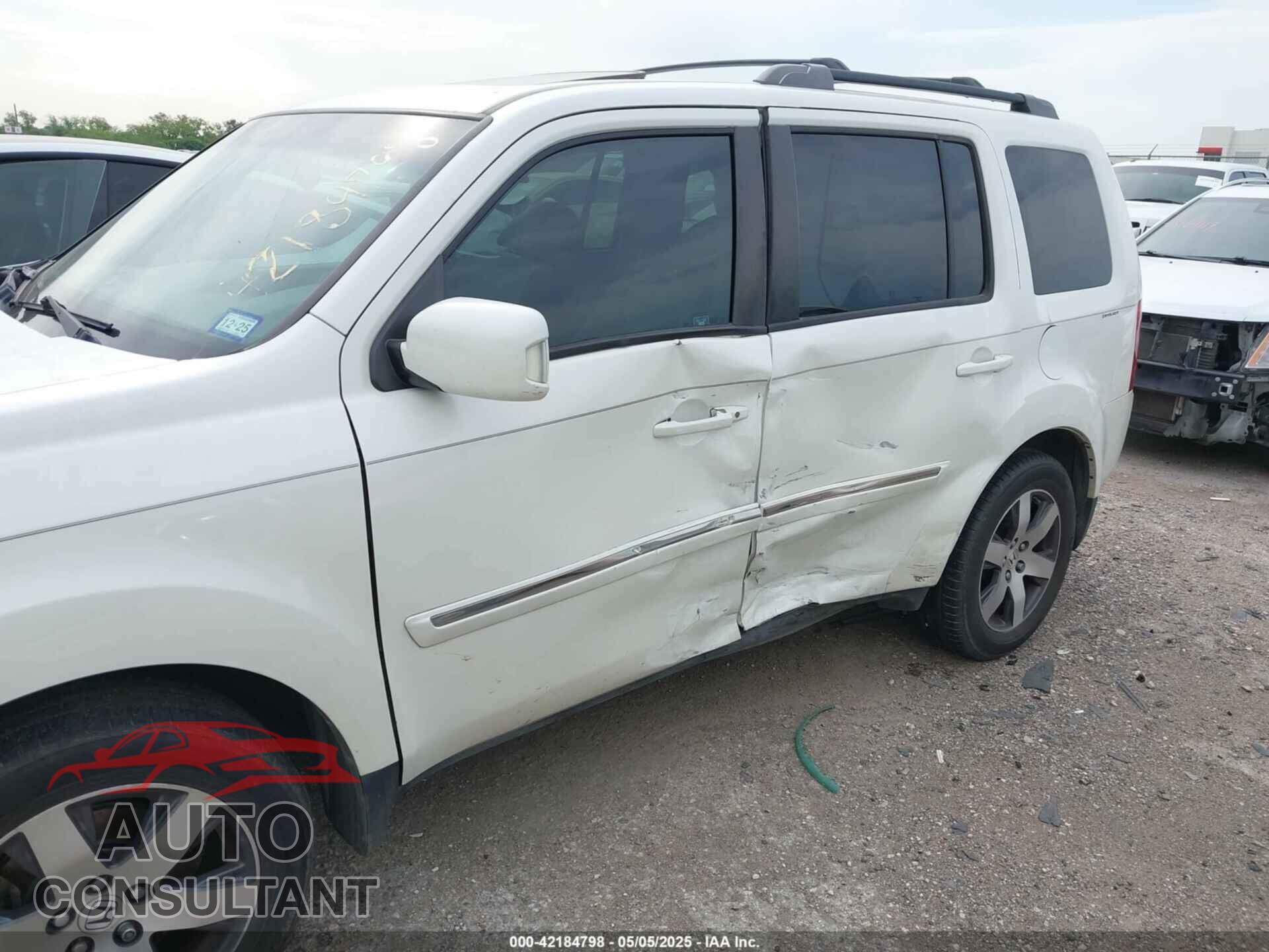 HONDA PILOT 2012 - 5FNYF3H95CB041770