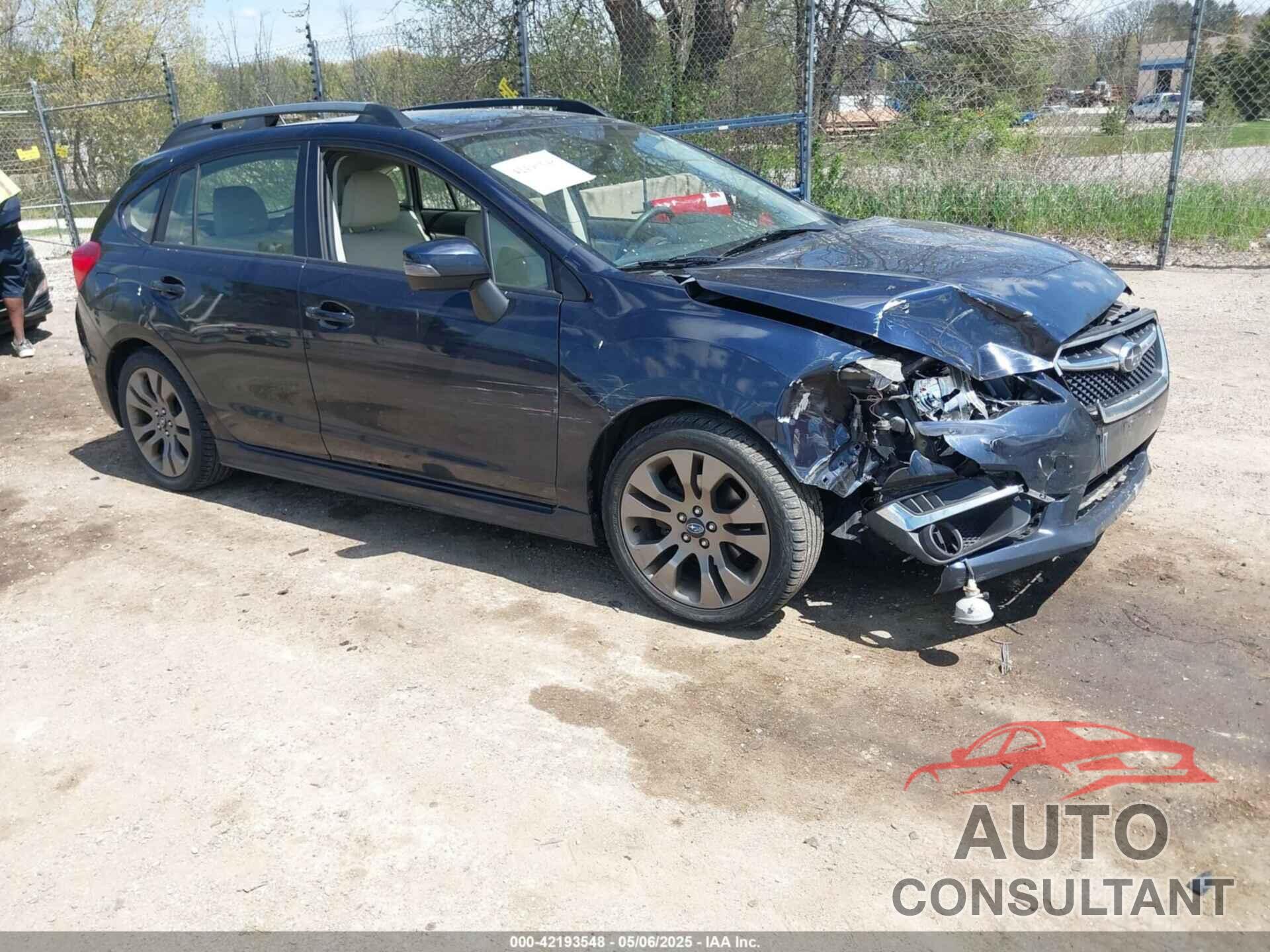 SUBARU IMPREZA 2015 - JF1GPAT65FH203661
