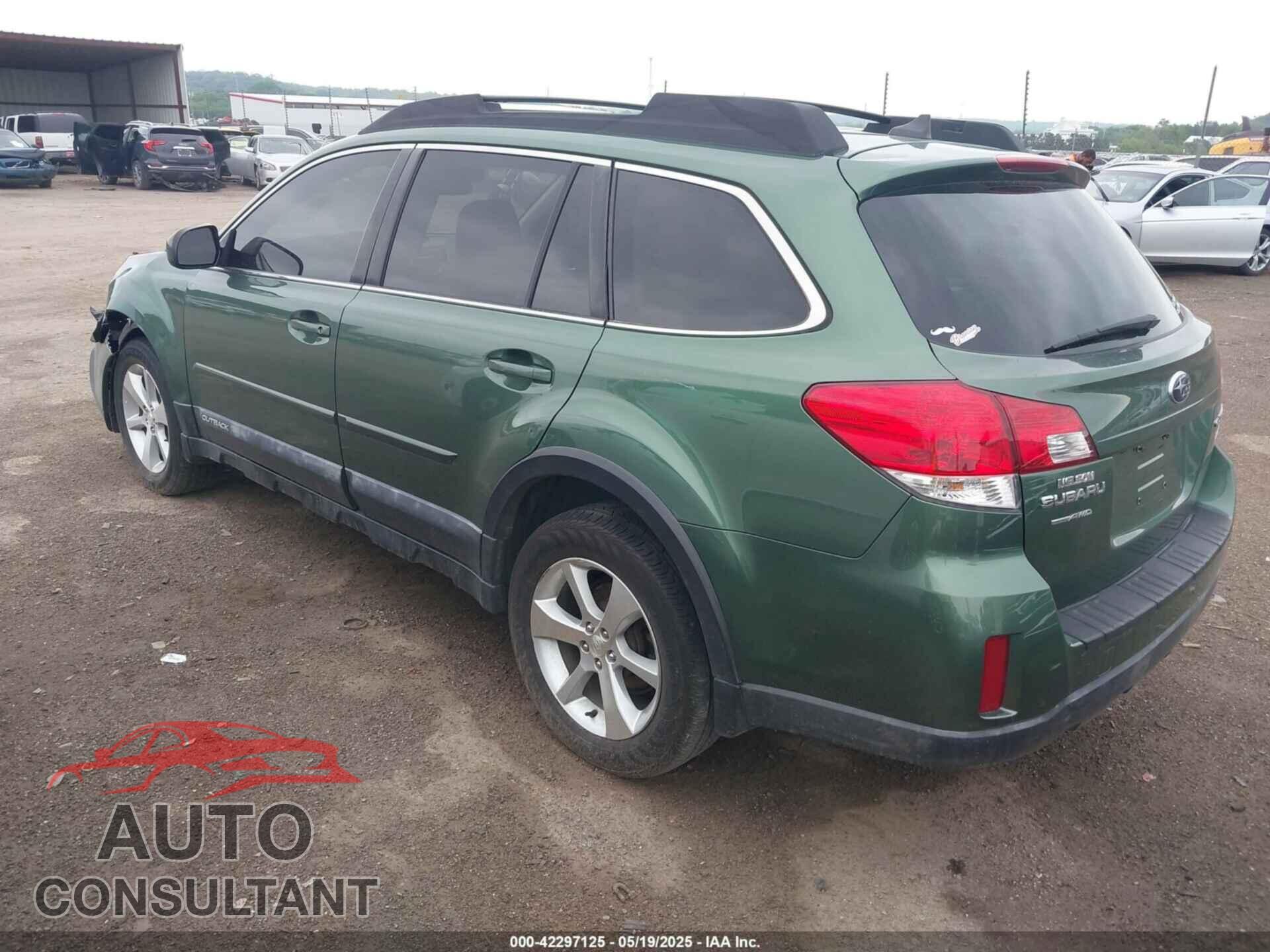 SUBARU OUTBACK 2014 - 4S4BRBLC5E3219599