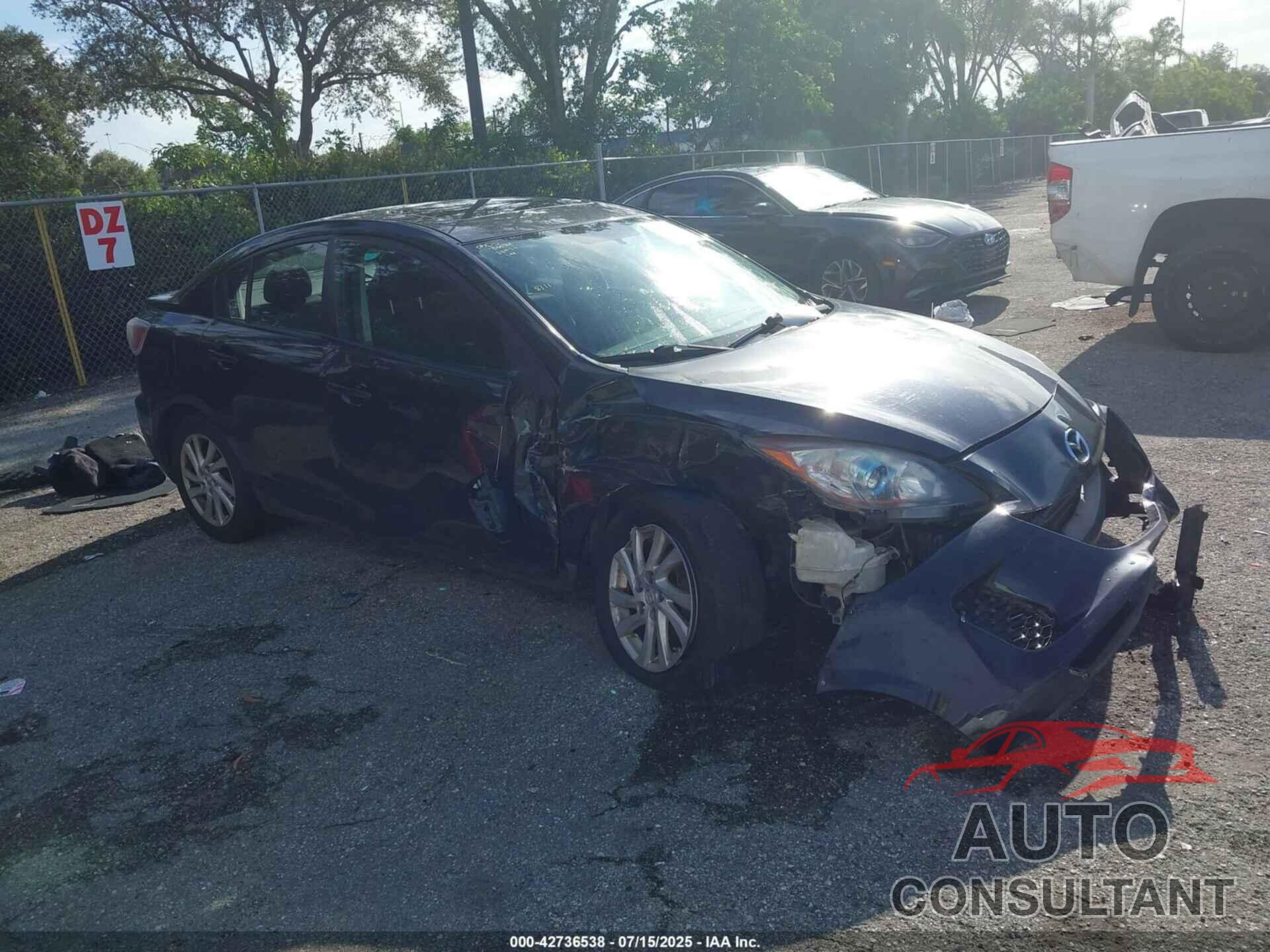 MAZDA 3 2012 - JM1BL1V86C1637963