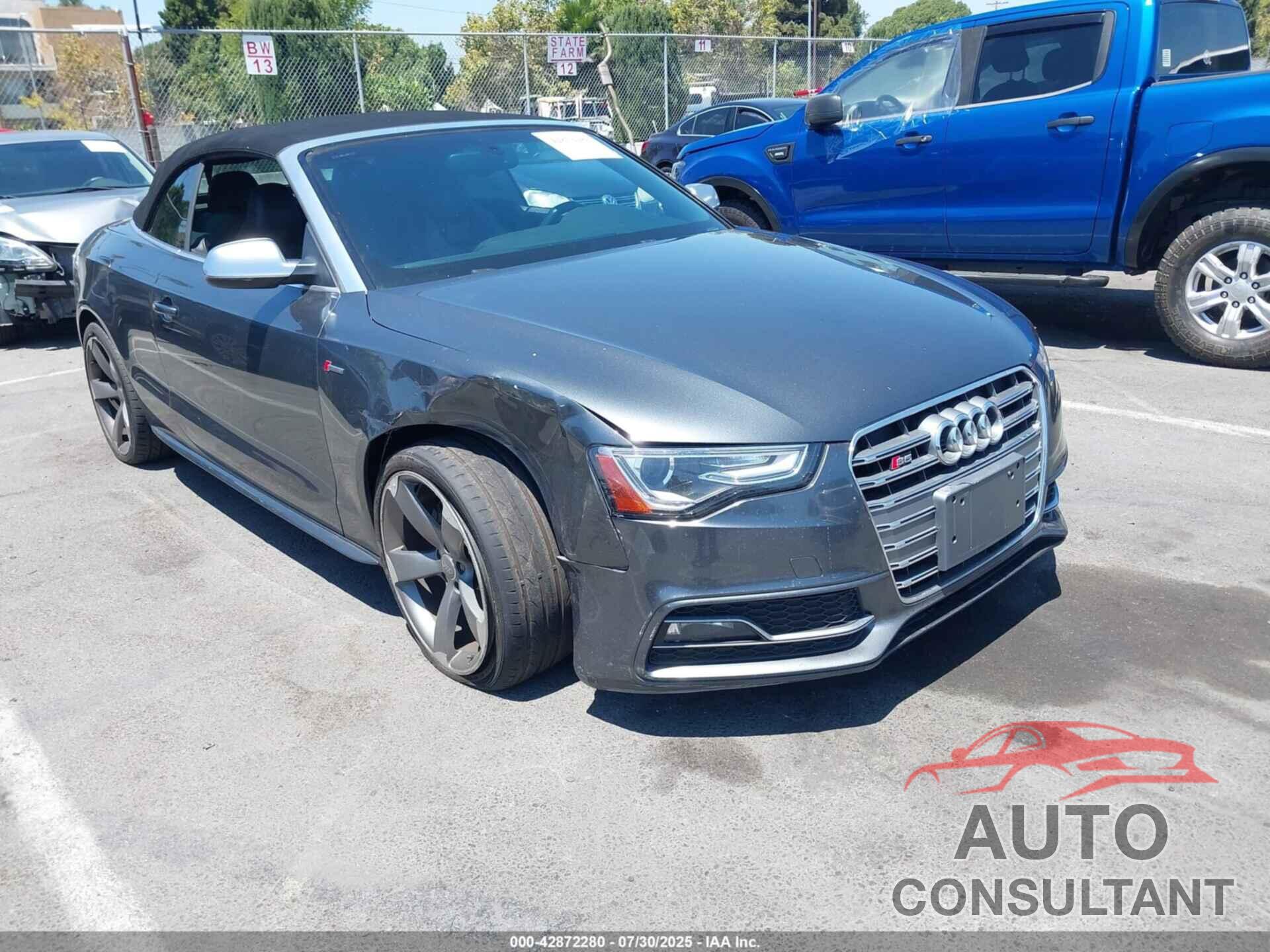 AUDI S5 2015 - WAUCGAFH2FN001705