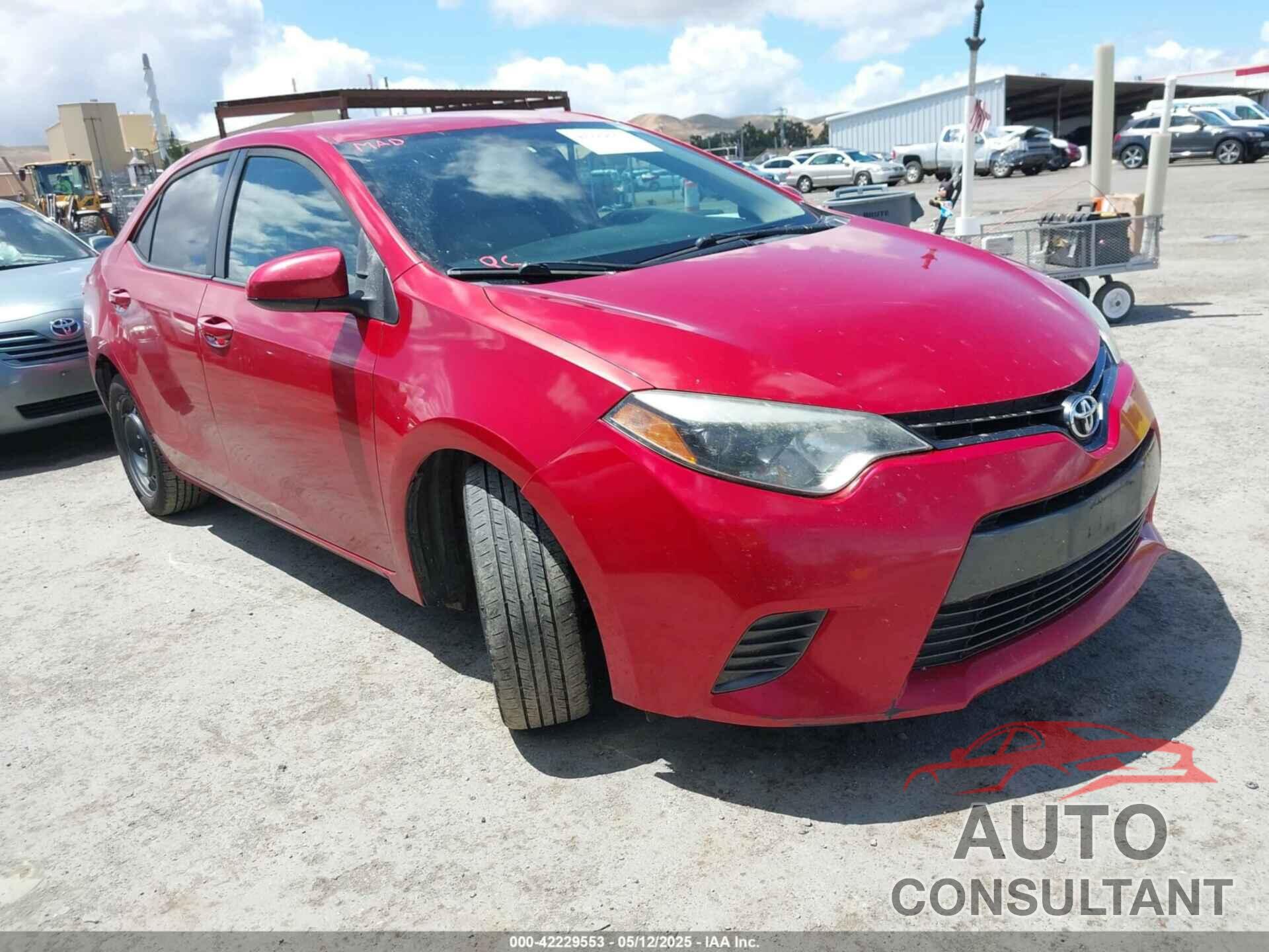 TOYOTA COROLLA 2016 - 5YFBURHE0GP396254