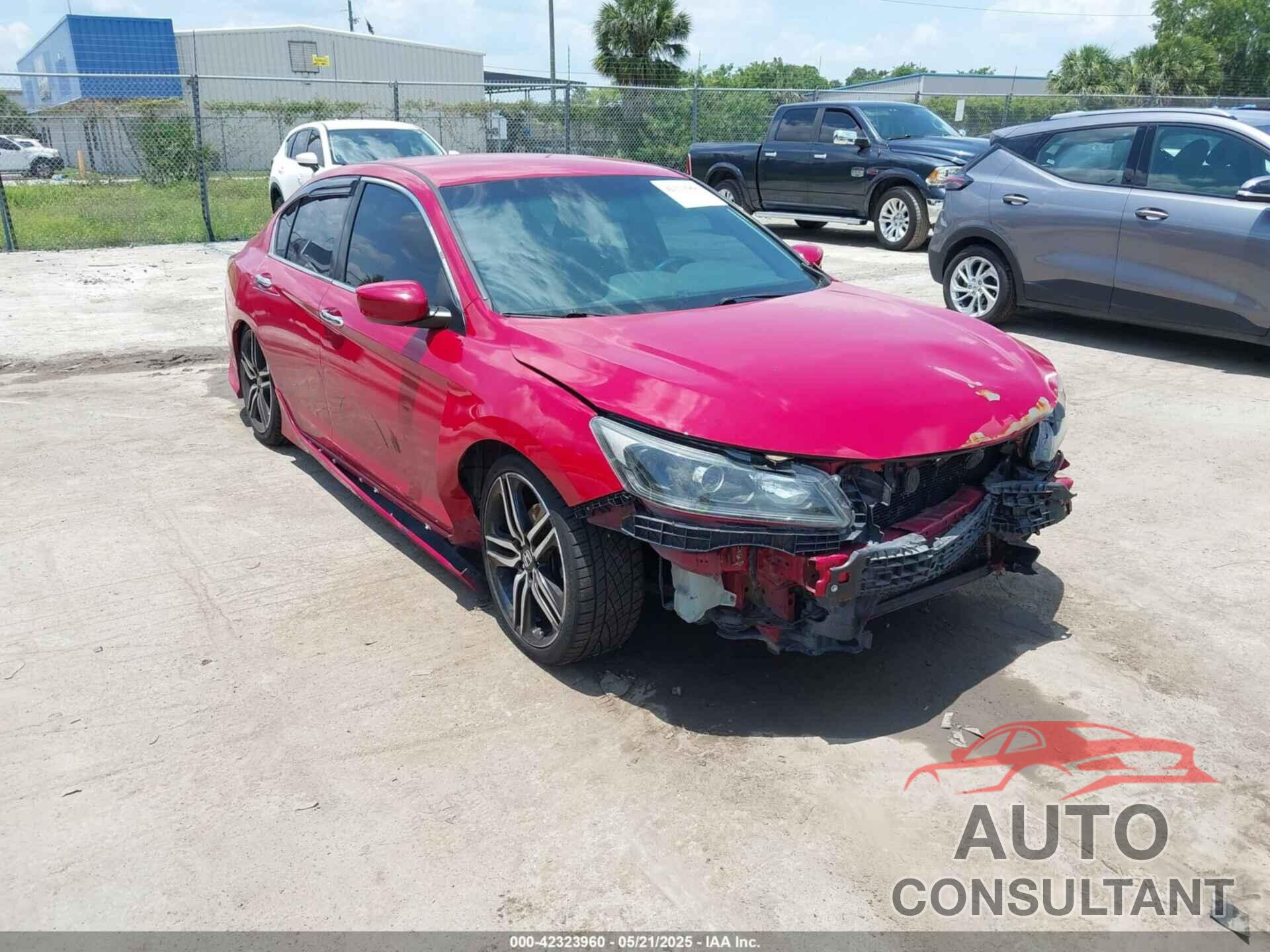 HONDA ACCORD 2017 - 1HGCR2F56HA165575