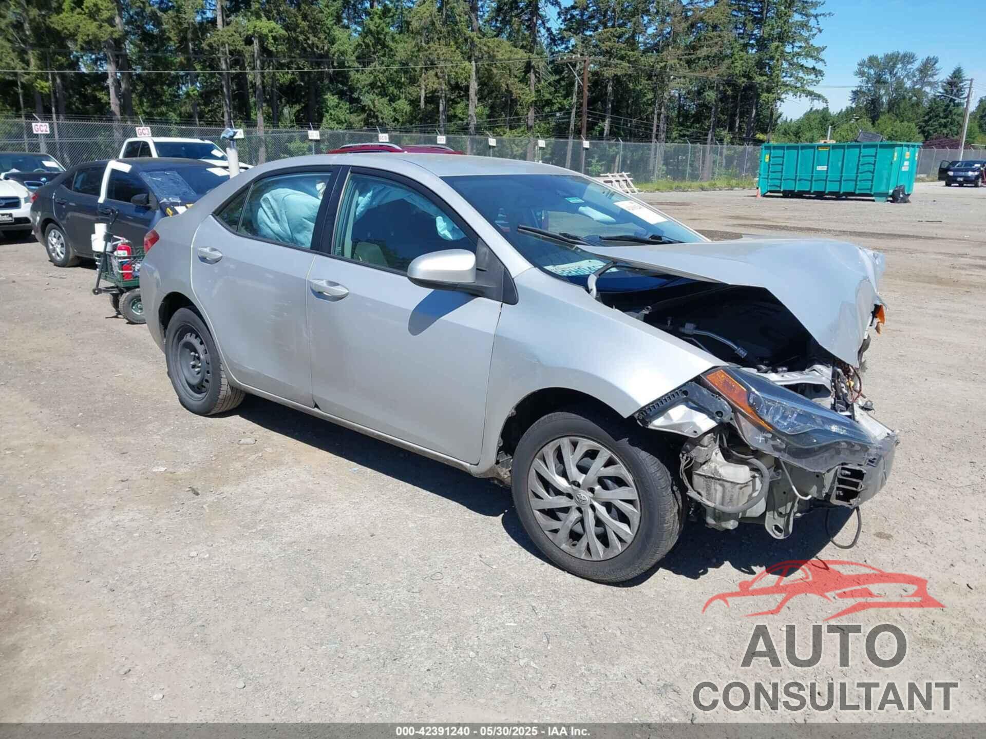 TOYOTA COROLLA 2017 - 5YFBURHE3HP691530