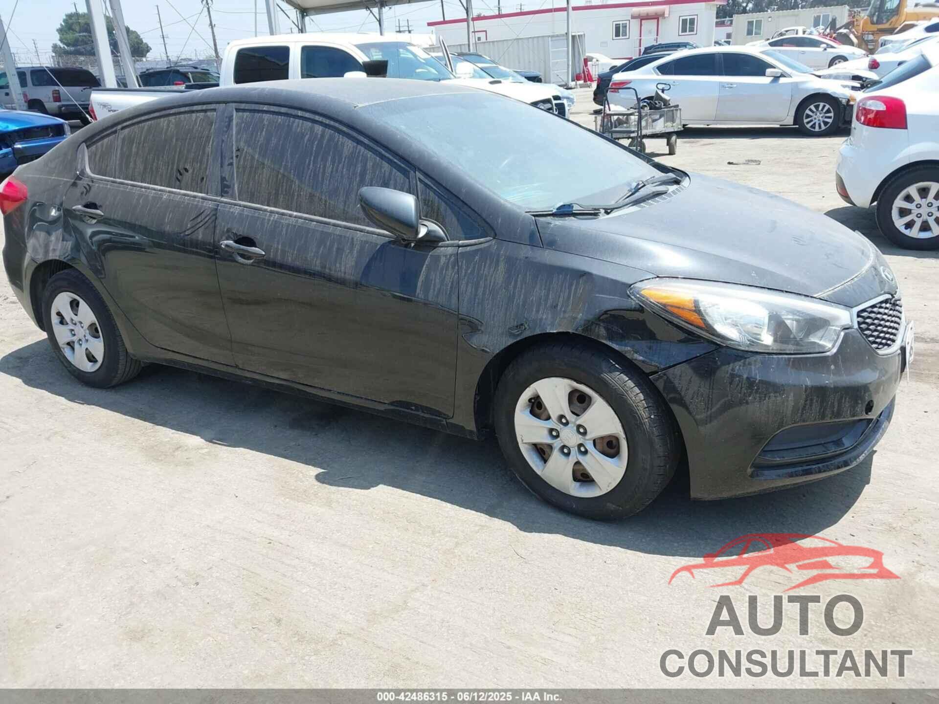 KIA FORTE 2014 - KNAFK4A68E5119324