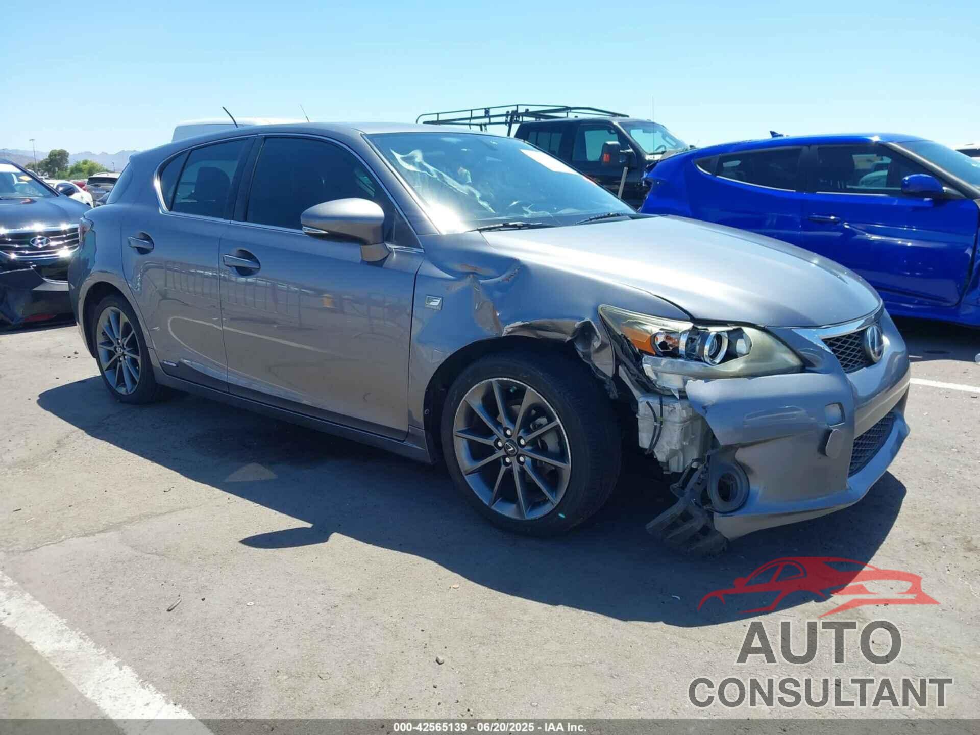 LEXUS CT 200H 2013 - JTHKD5BH4D2131308