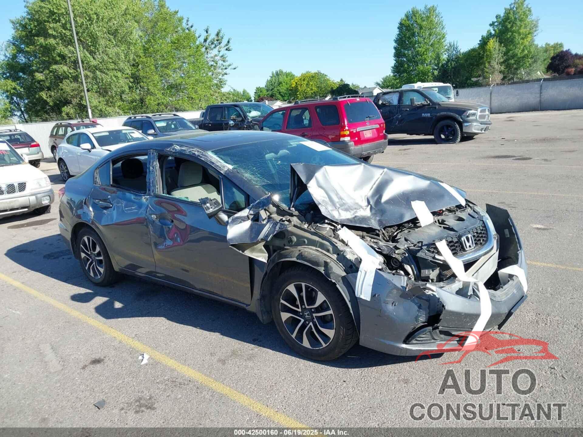 HONDA CIVIC 2013 - 19XFB2F85DE277236