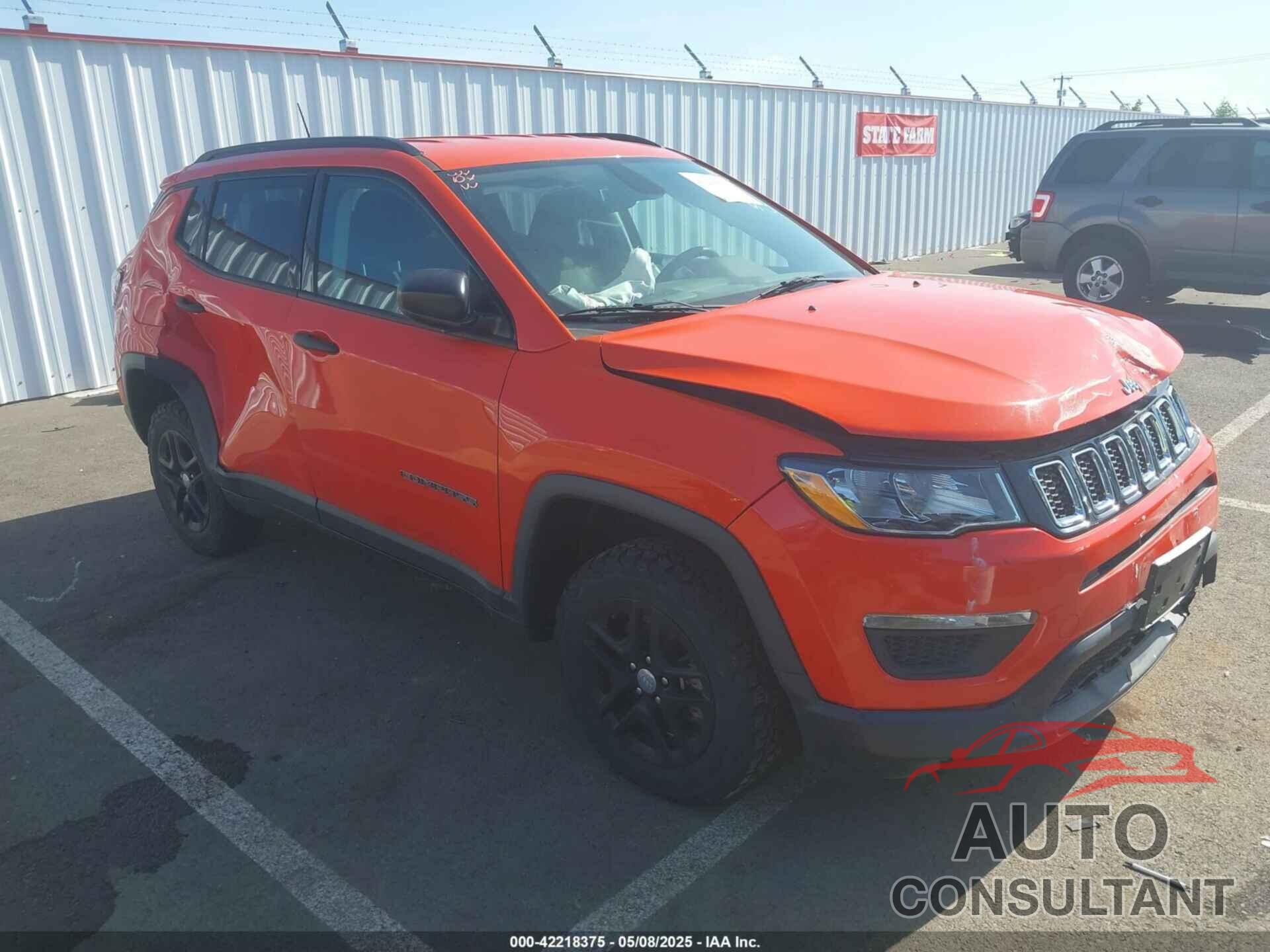 JEEP NEW COMPASS 2017 - 3C4NJDAB1HT628125