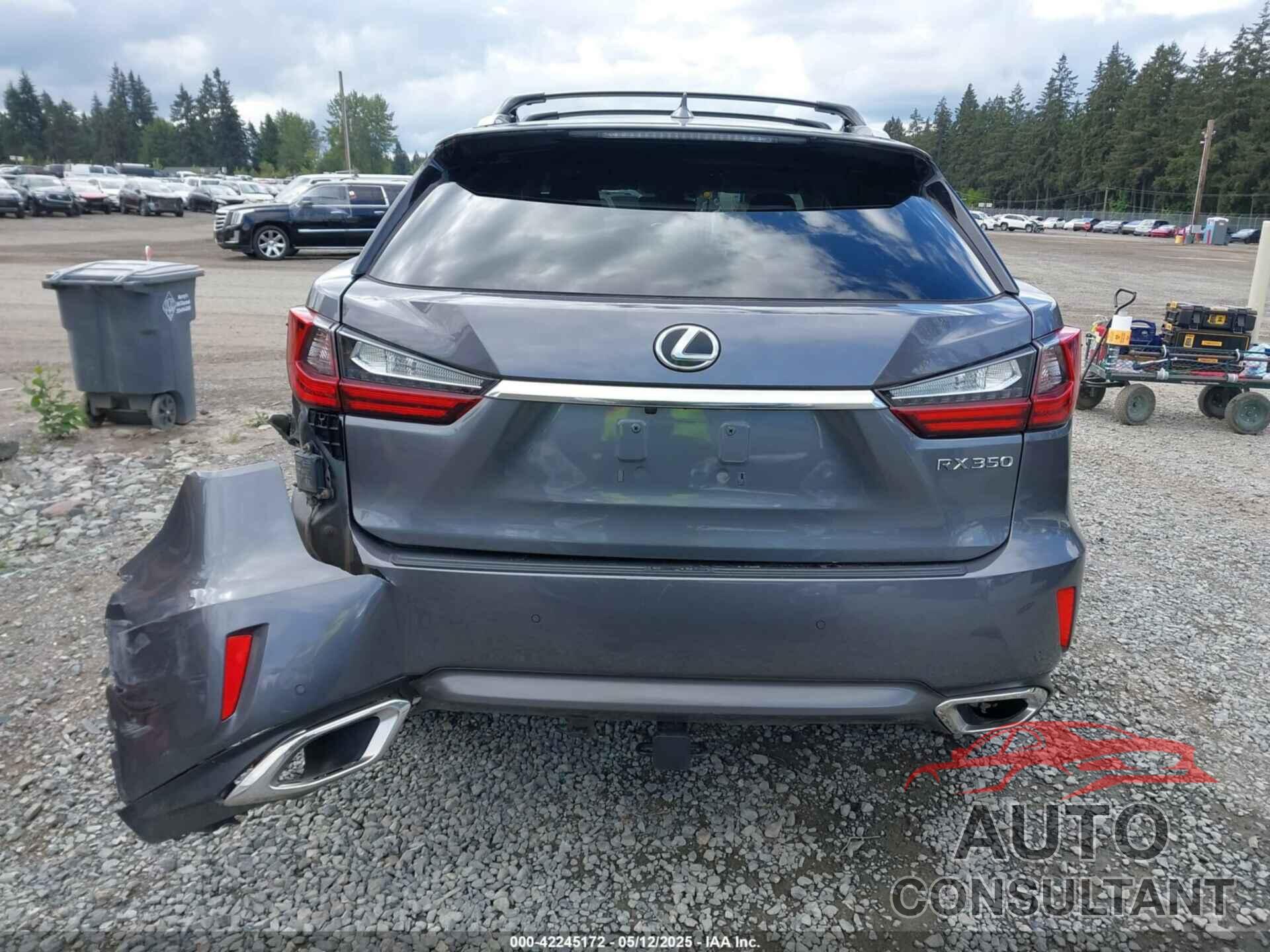 LEXUS RX 350 2016 - 2T2BZMCA8GC009177