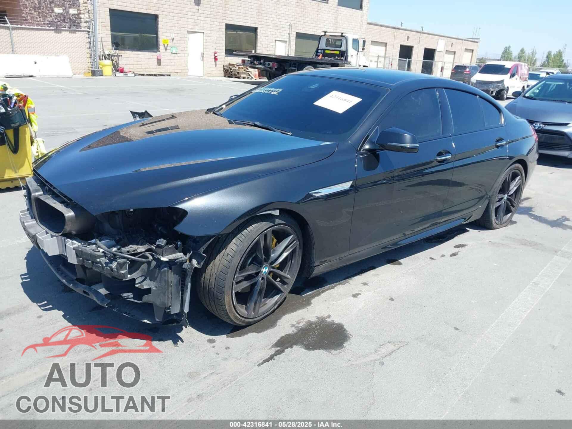 BMW 650I GRAN COUPE 2016 - WBA6D4C52GD977458