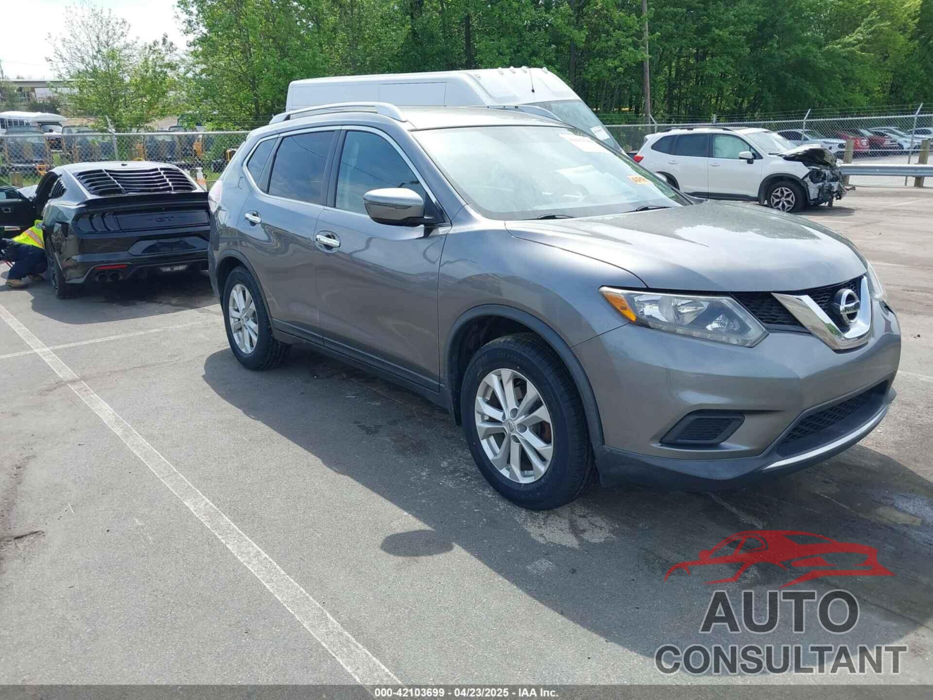 NISSAN ROGUE 2016 - KNMAT2MV6GP677634