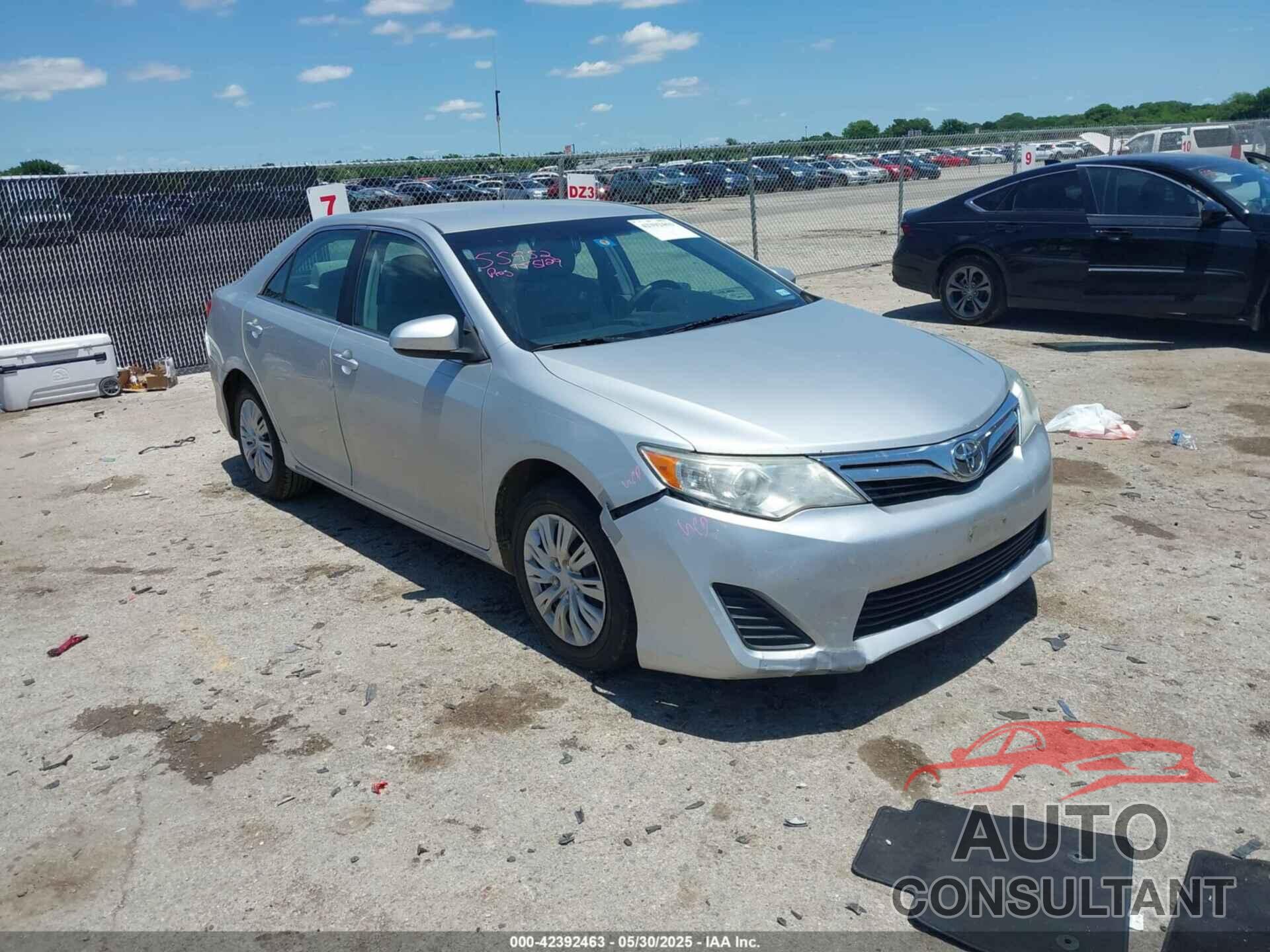TOYOTA CAMRY 2012 - 4T4BF1FK1CR178584