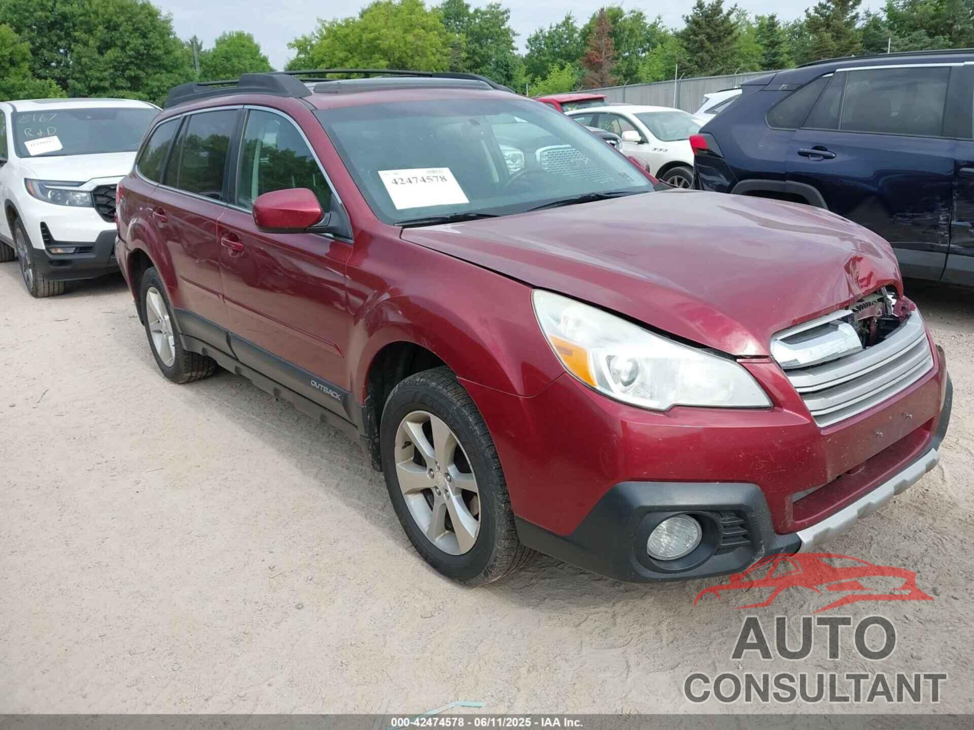 SUBARU OUTBACK 2013 - 4S4BRCKC3D3212866