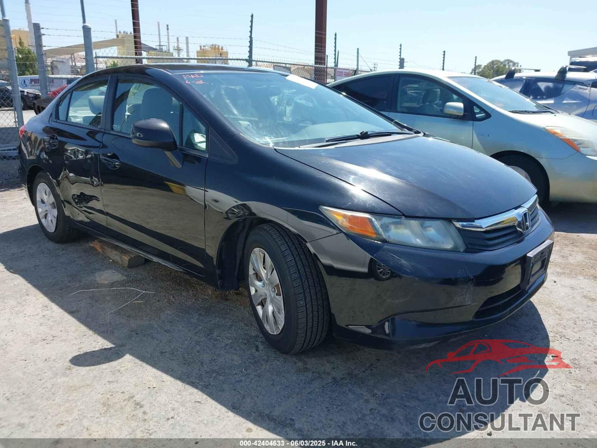 HONDA CIVIC 2012 - 19XFB2F53CE368977