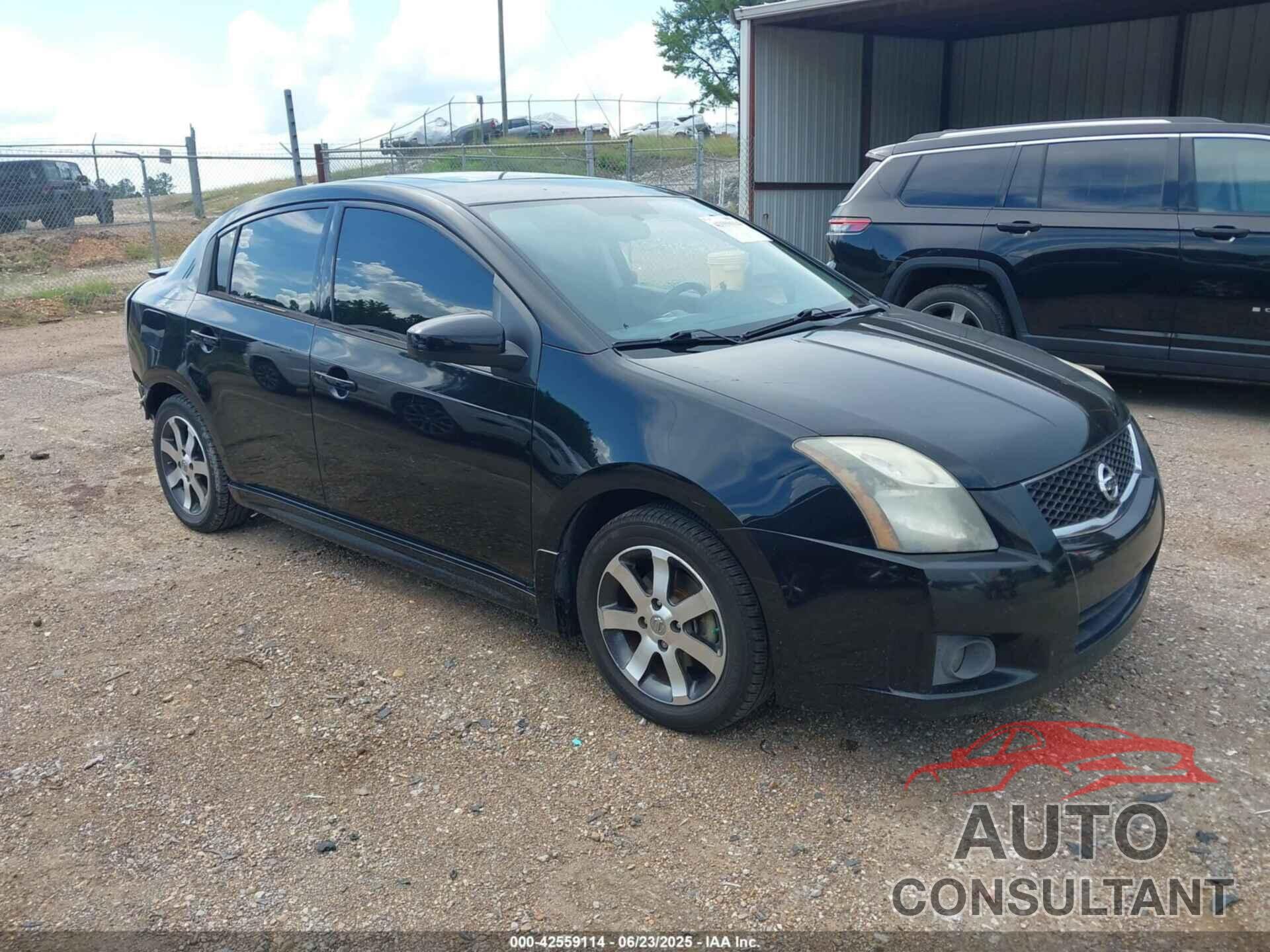 NISSAN SENTRA 2012 - 3N1AB6AP8CL748308