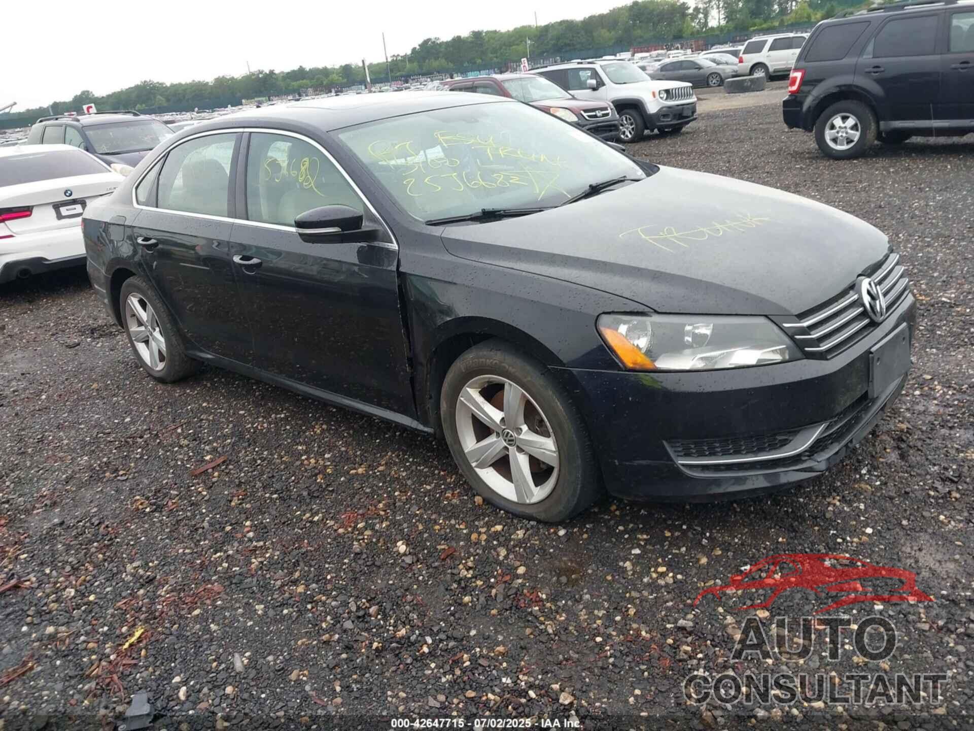 VOLKSWAGEN PASSAT 2012 - 1VWBP7A3XCC106770