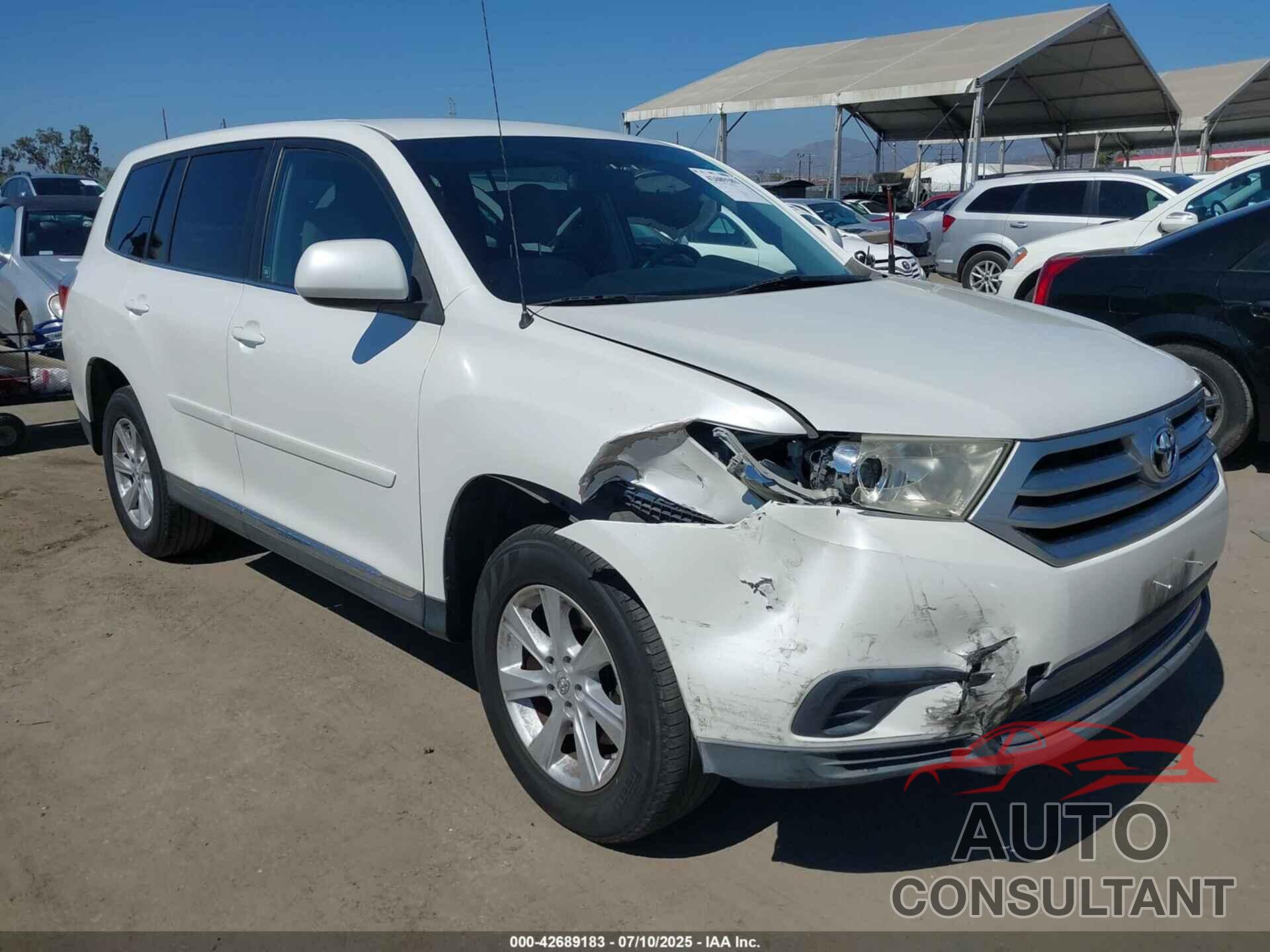 TOYOTA HIGHLANDER 2011 - 5TDZA3EH1BS009410