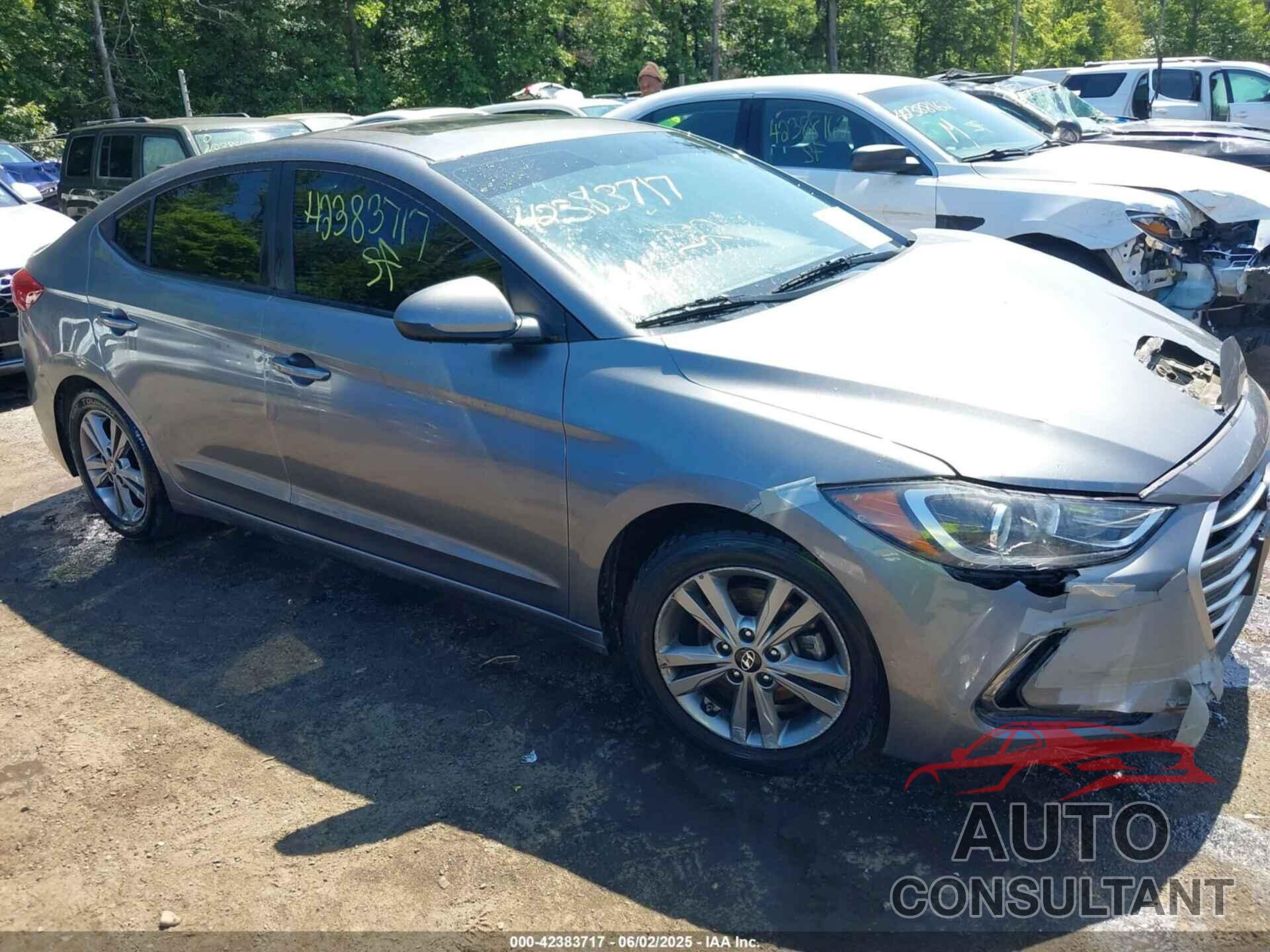 HYUNDAI ELANTRA 2018 - 5NPD84LF9JH319256