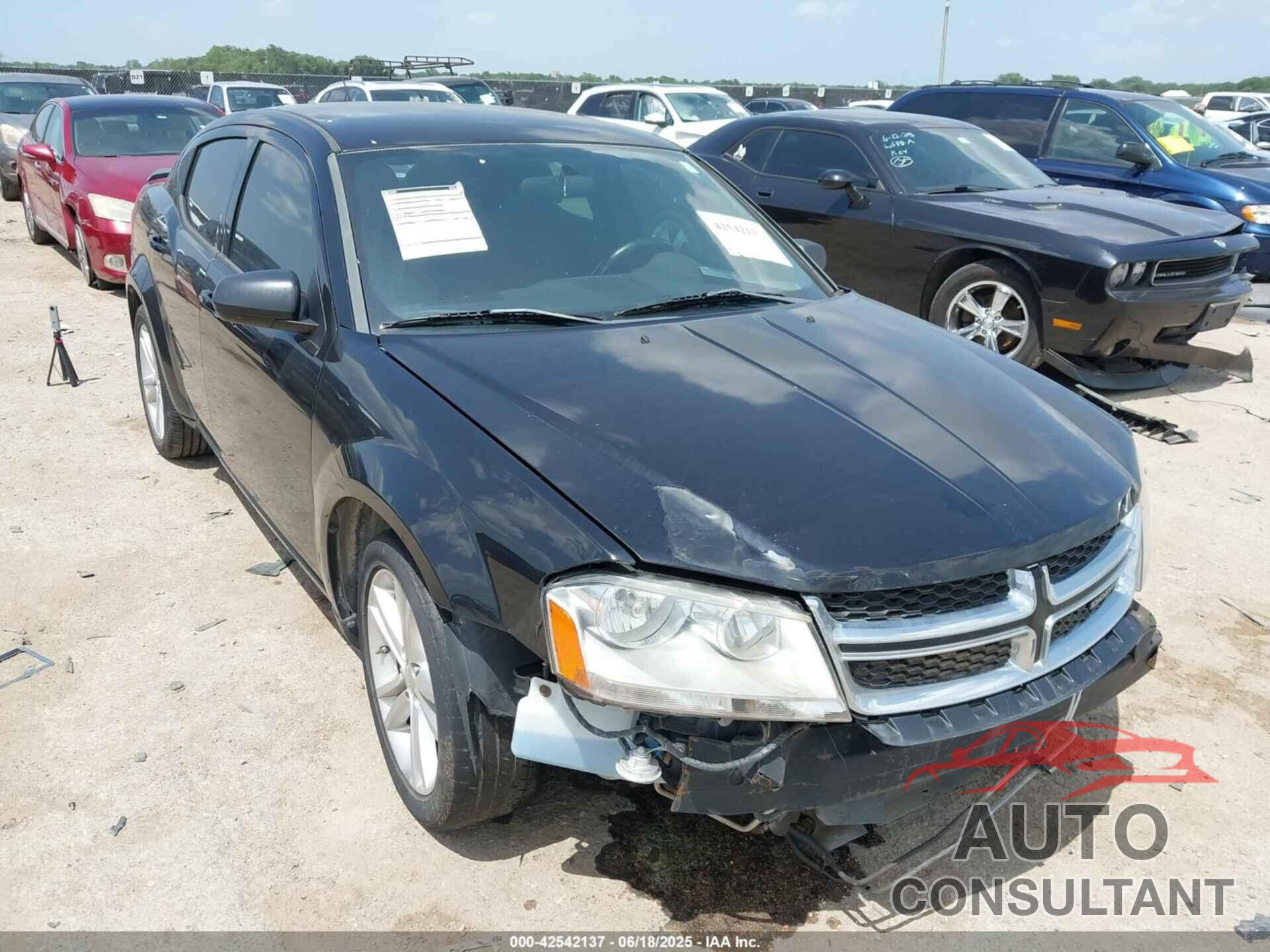 DODGE AVENGER 2012 - 1C3CDZCBXCN182921