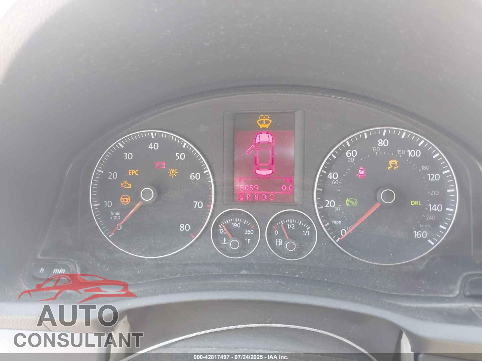 VOLKSWAGEN EOS 2009 - WVWBA71F39V018302