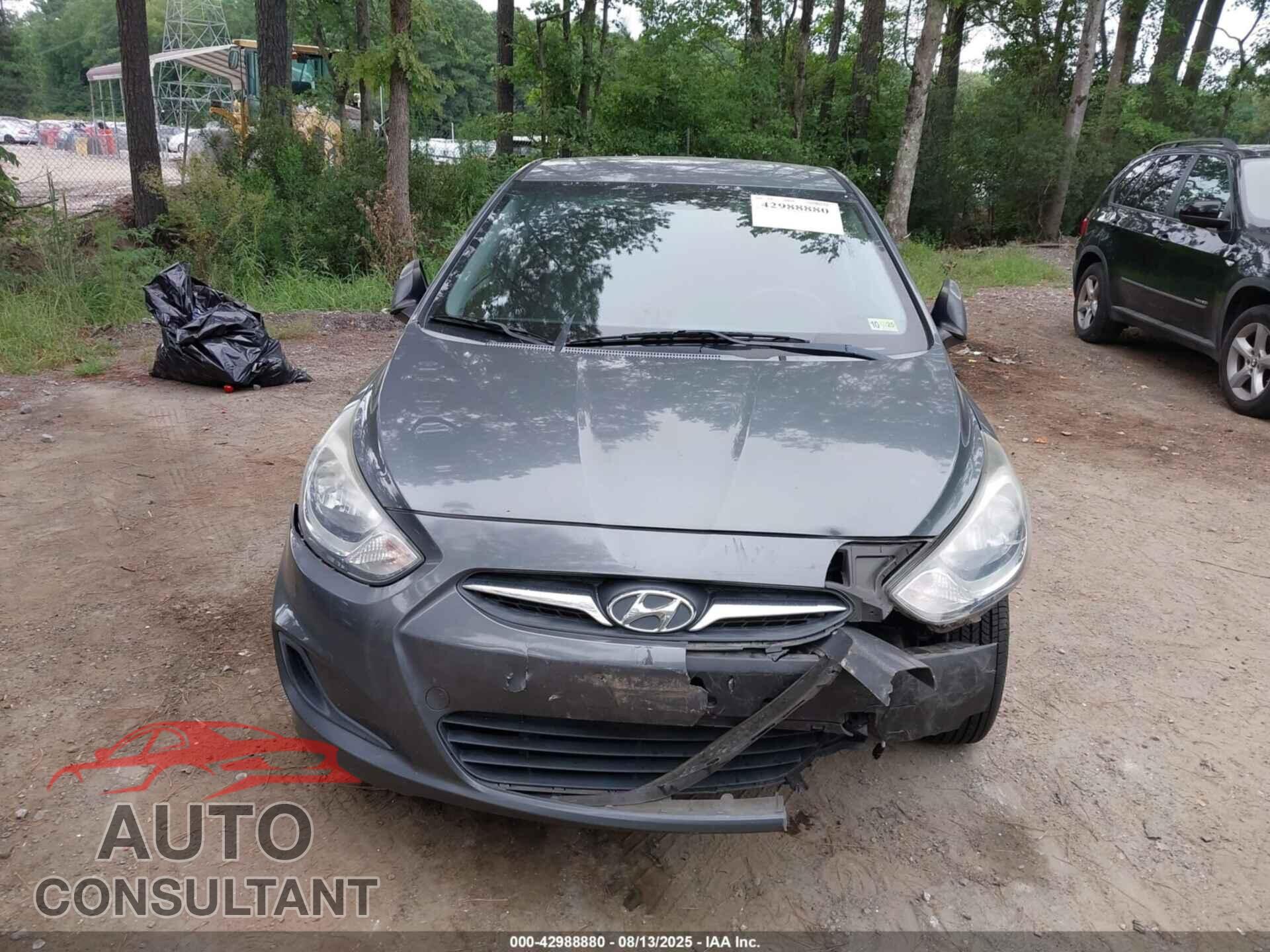 HYUNDAI ACCENT 2013 - KMHCT5AE8DU094375