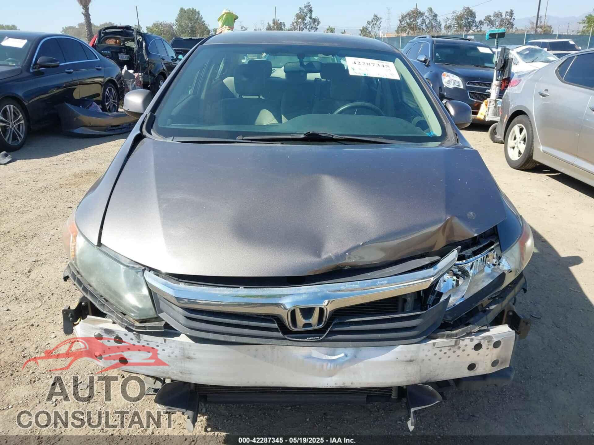 HONDA CIVIC 2012 - 19XFB2F55CE349914