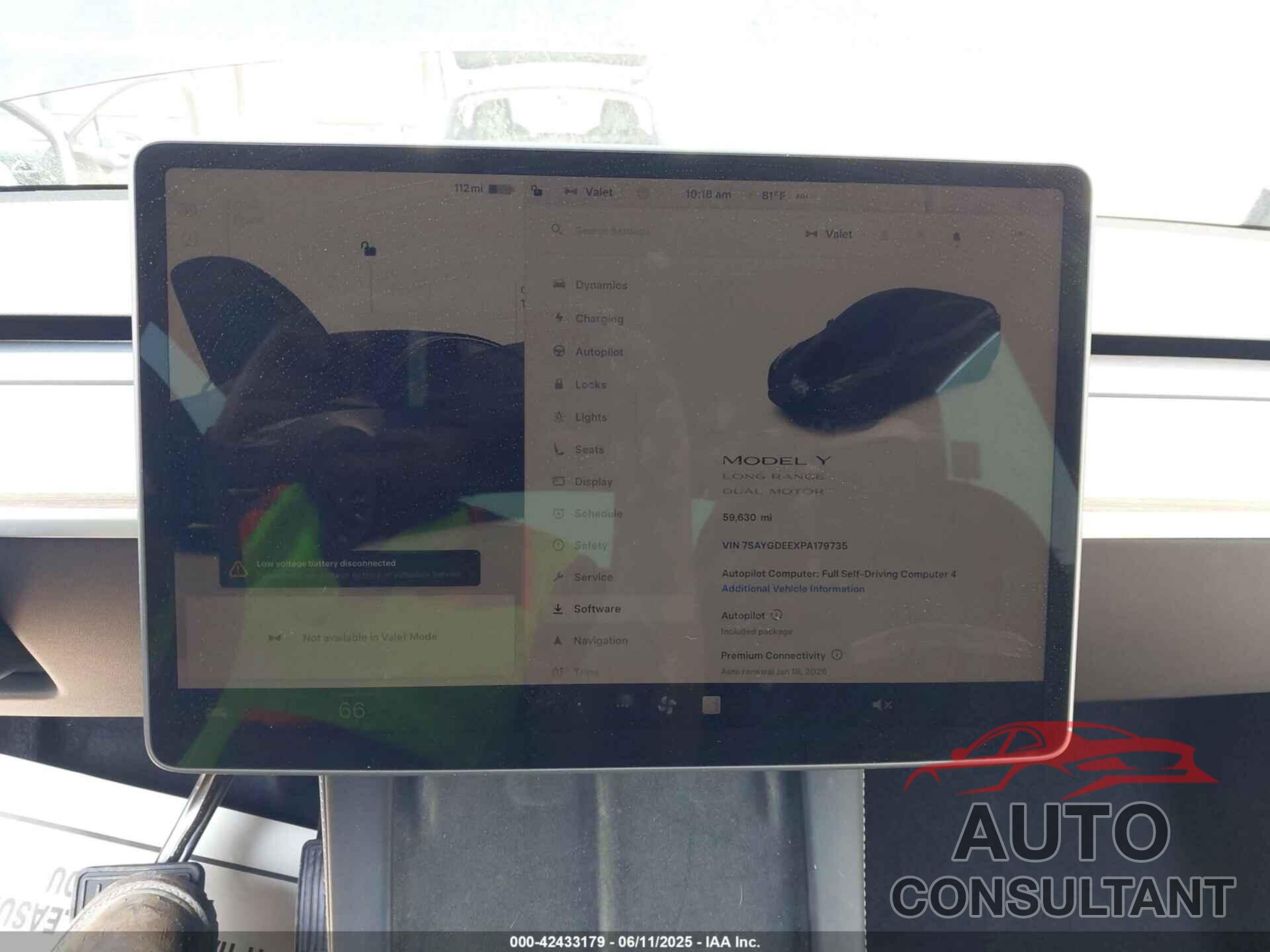 TESLA MODEL Y 2023 - 7SAYGDEEXPA179735