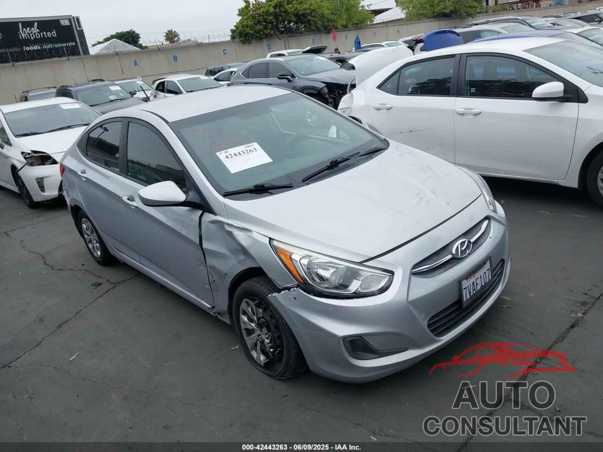 HYUNDAI ACCENT 2016 - KMHCT4AE6GU161019